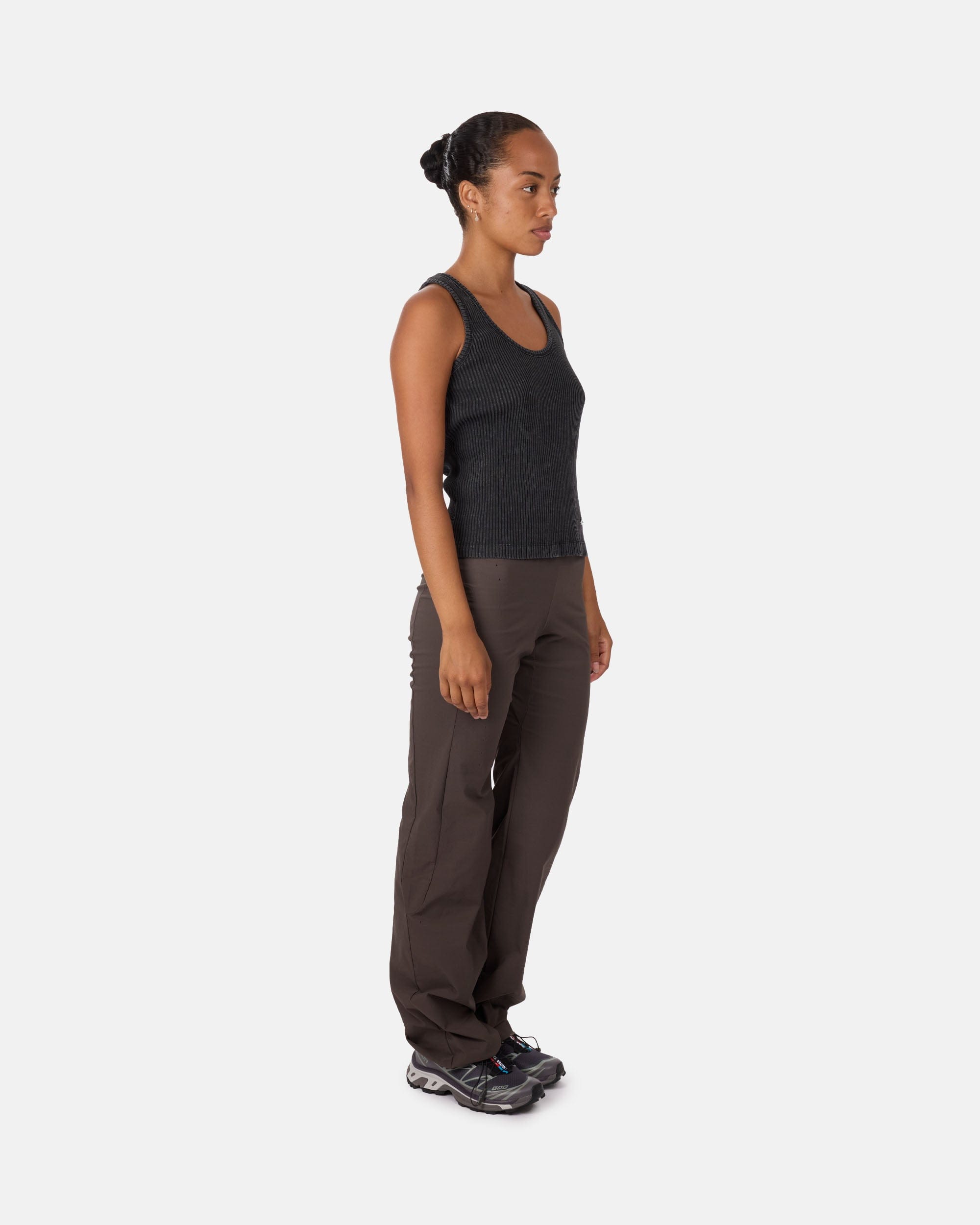 GANNI A/S Heavy Rib Jersey Tank Top