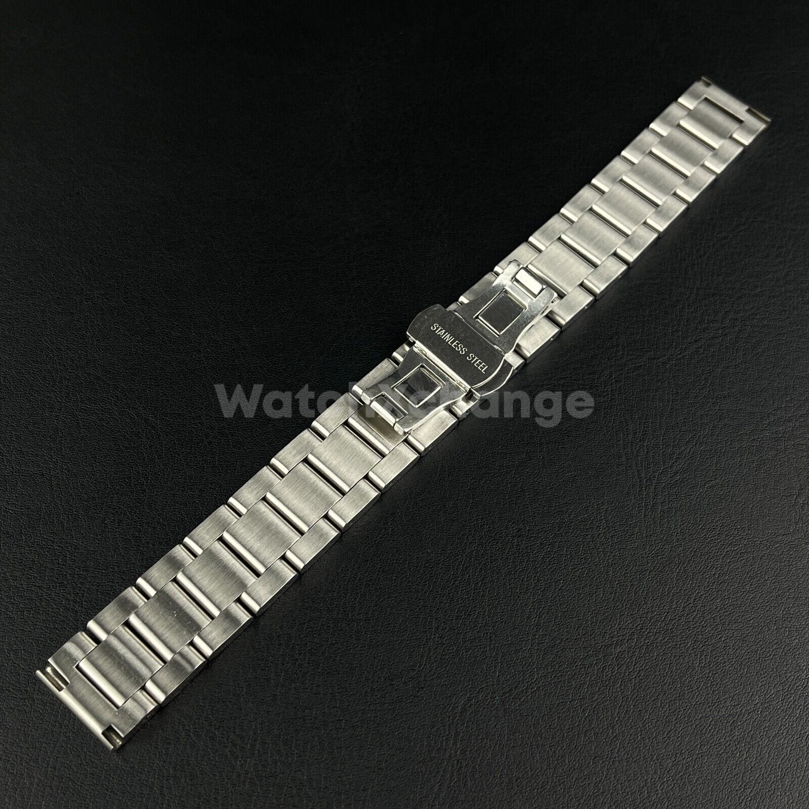Watchxchange Universal Watch Strap Metal Stainless Steel Band Bracelet Silver 18 mm - 26 mm