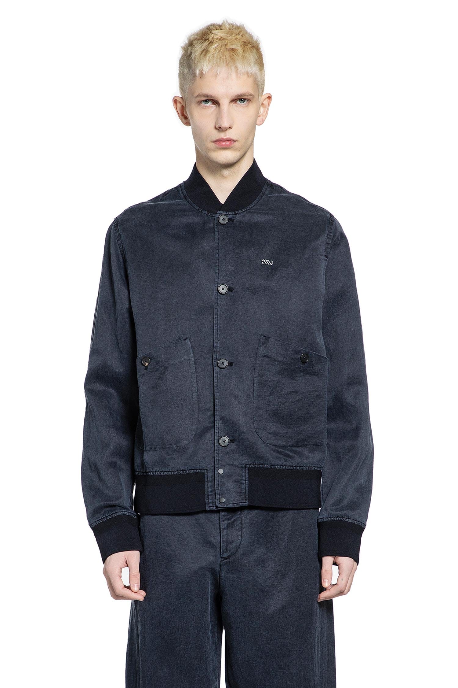 Massimo OSTI Studio Nylon Silk Bomber