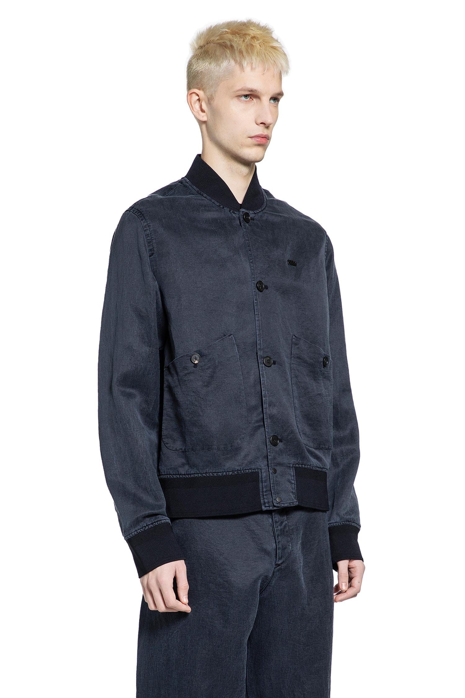 Massimo OSTI Studio Nylon Silk Bomber