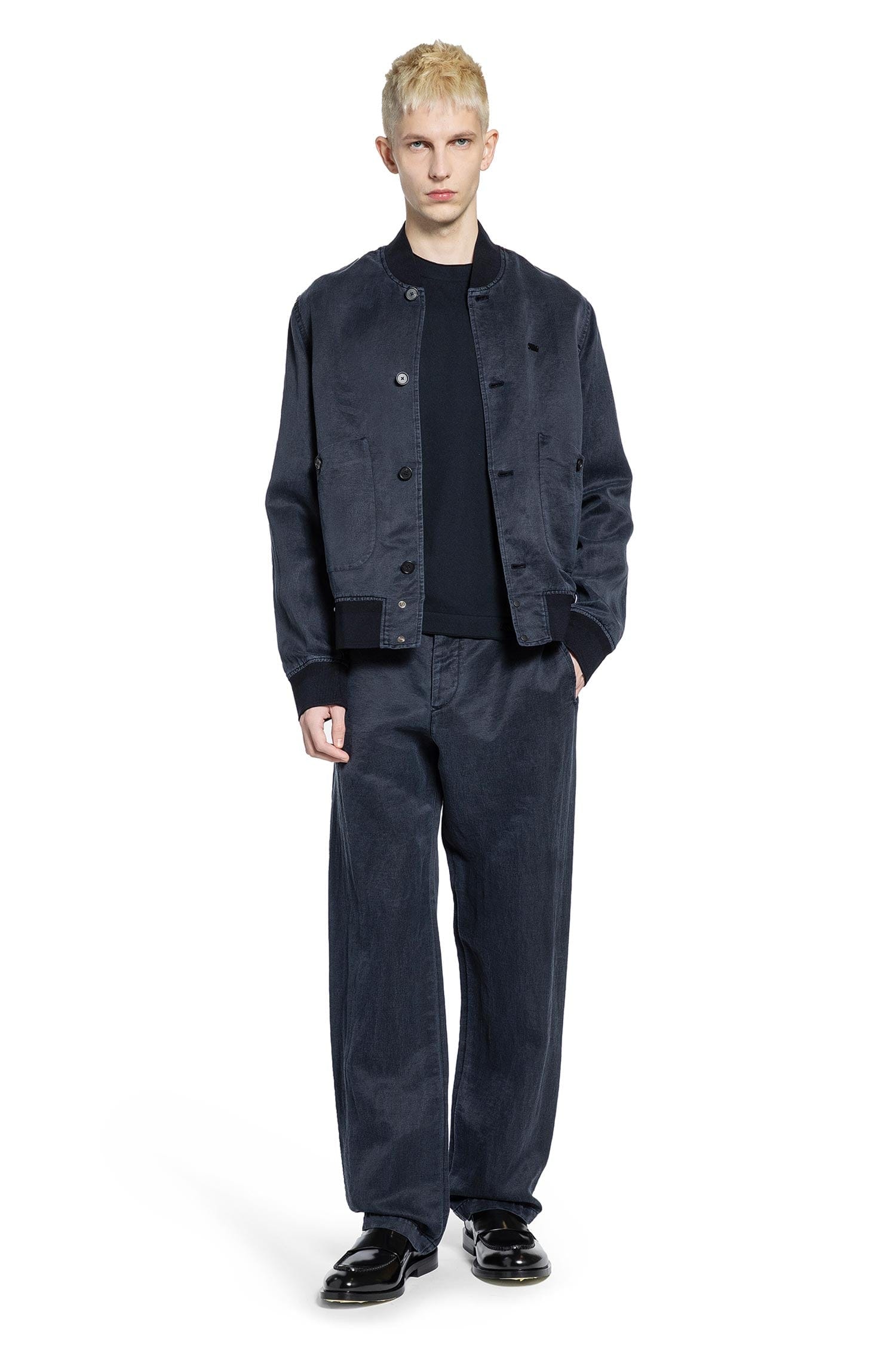 Massimo OSTI Studio Nylon Silk Bomber