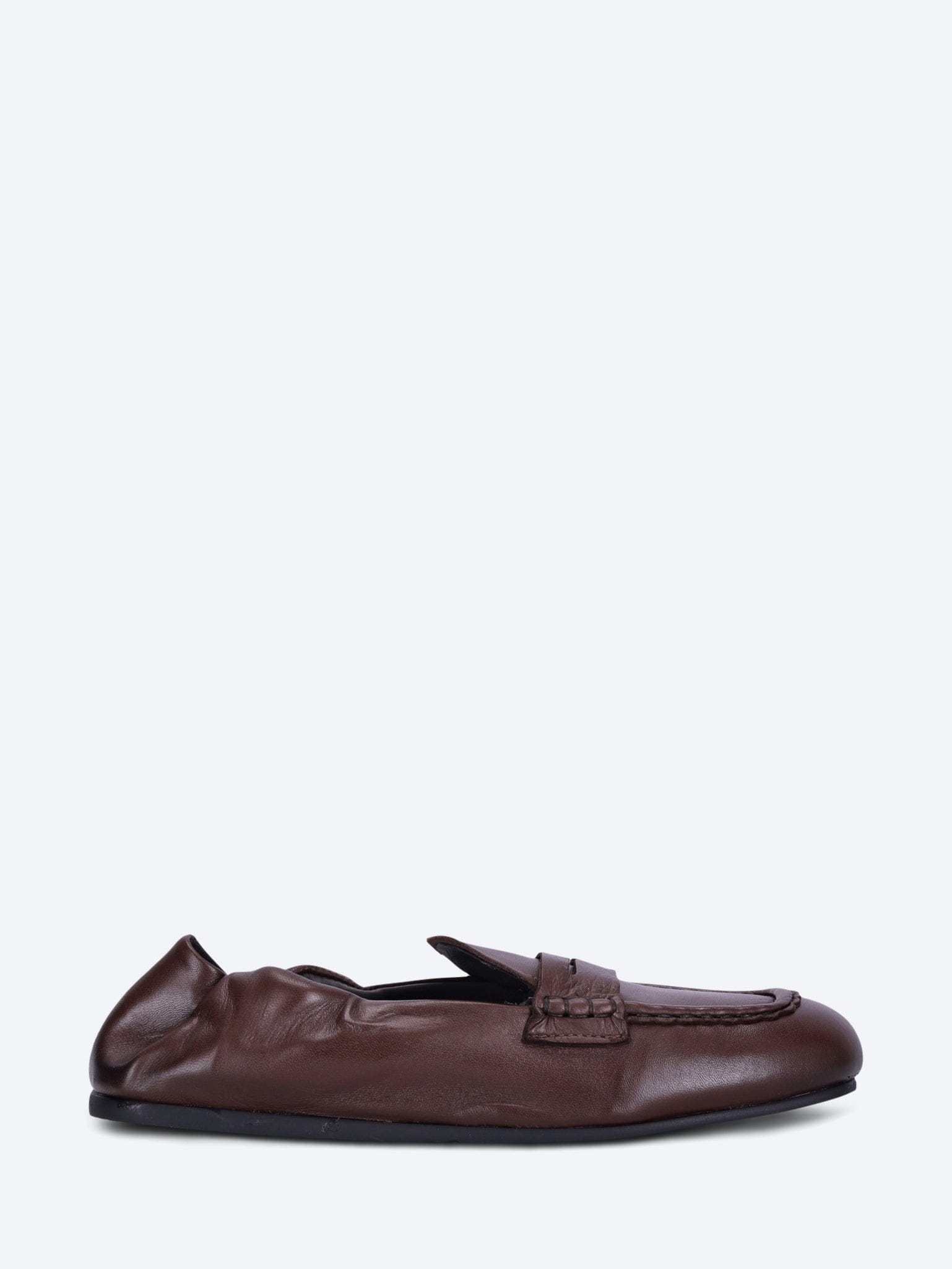POSA Penny square leather loafers