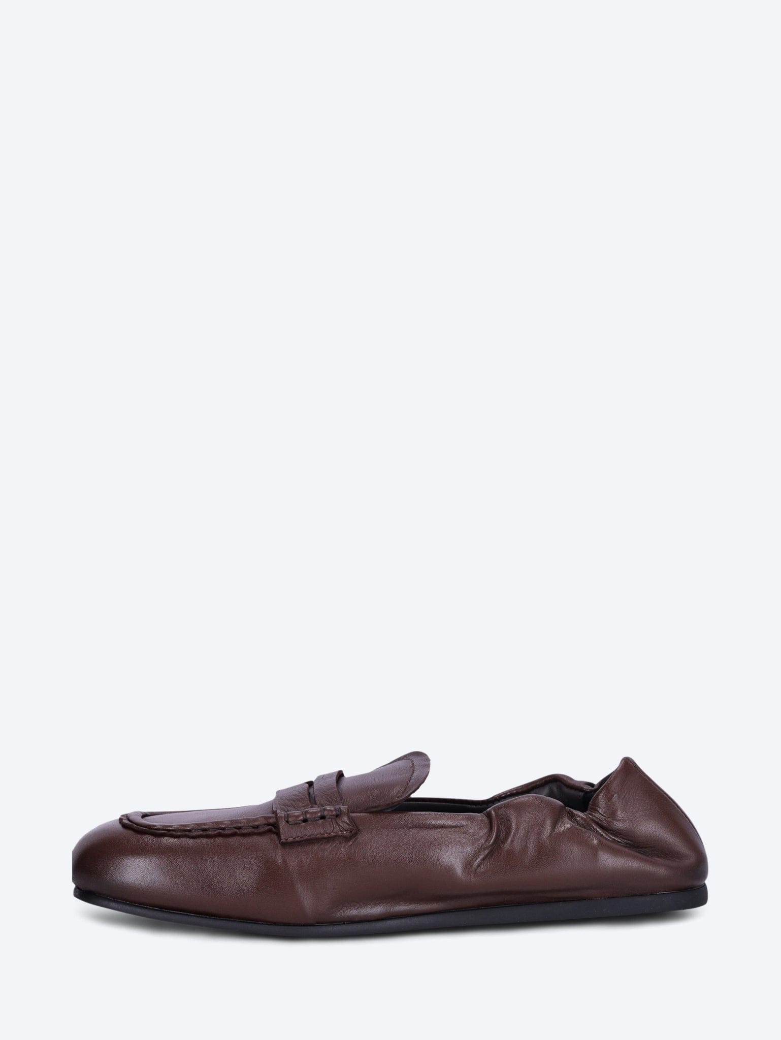 POSA Penny square leather loafers