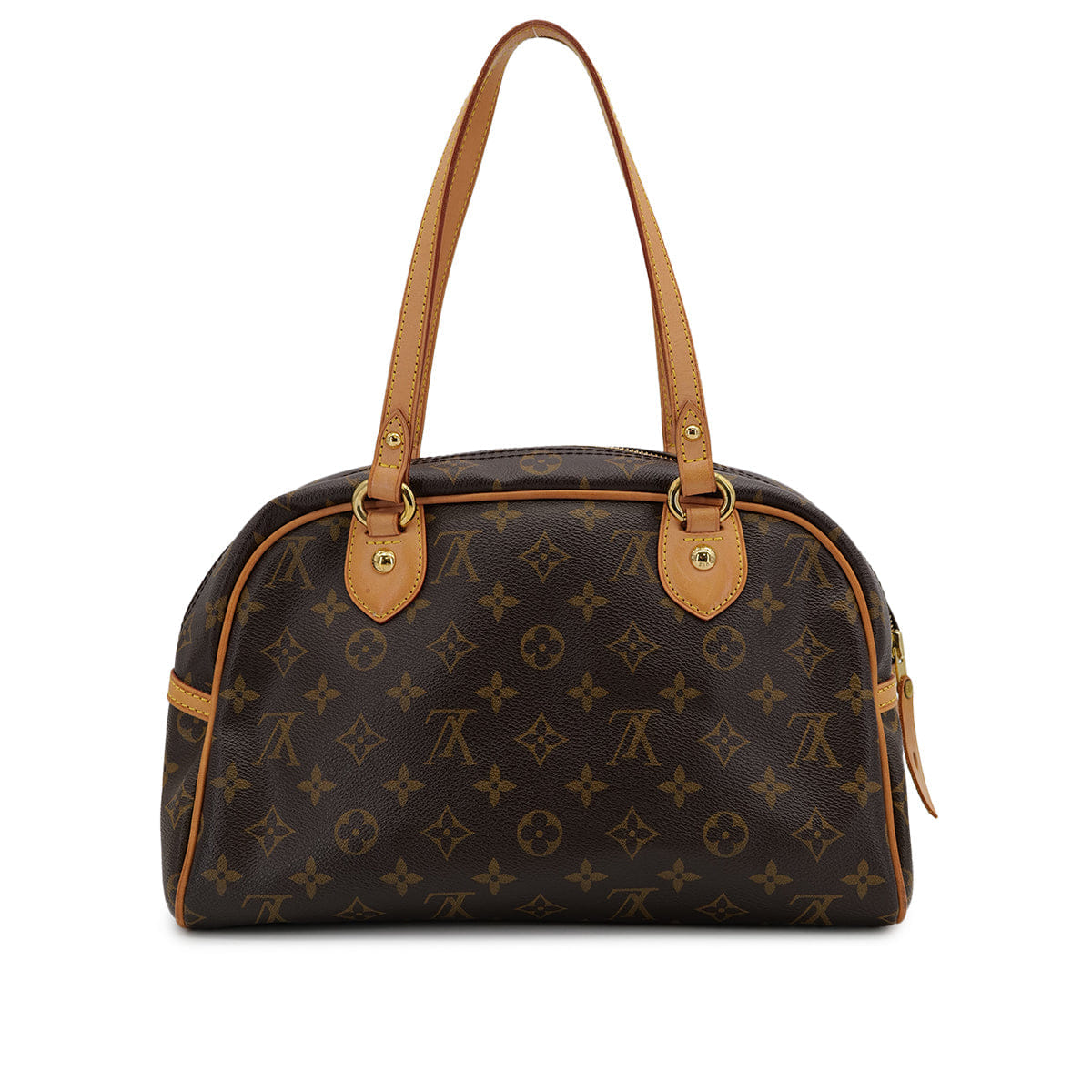 LV LOUIS VUITTON MONOGRAM MONTORGUEIL PM HAND SHOULDER BAG BROWN M95565 90325319