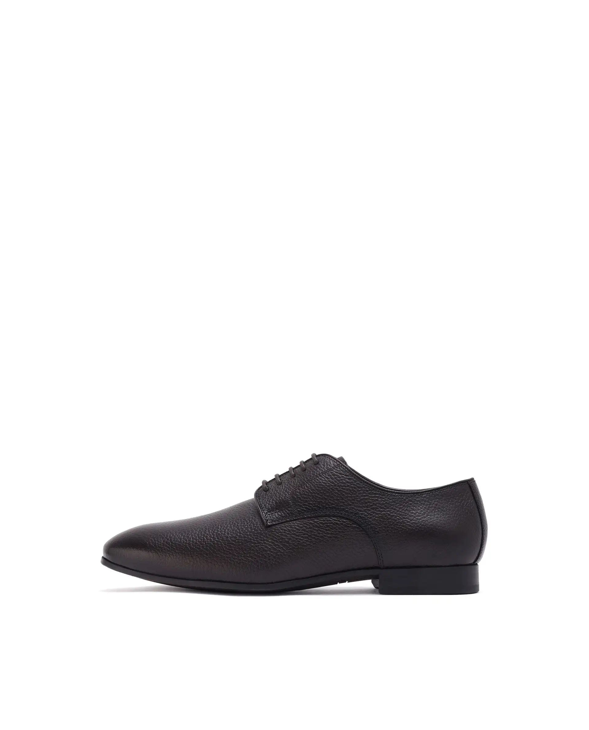 RAREZ Rare Rabbit Men Wolve Brown Milled Leather Derby Style Lace - Up Formal Shoes