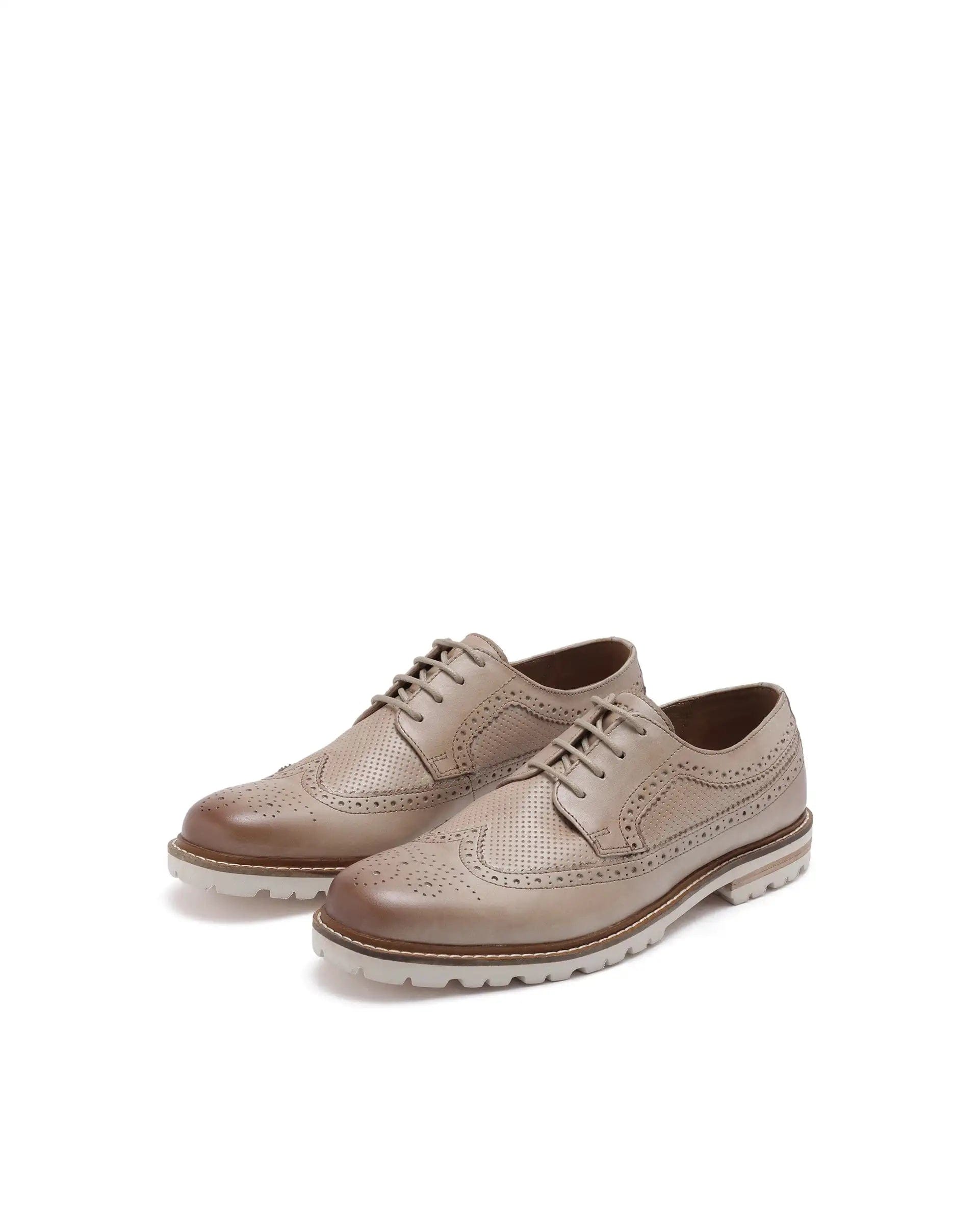 RAREZ Rare Rabbit Men Brox Tan Lace - Up Shoes