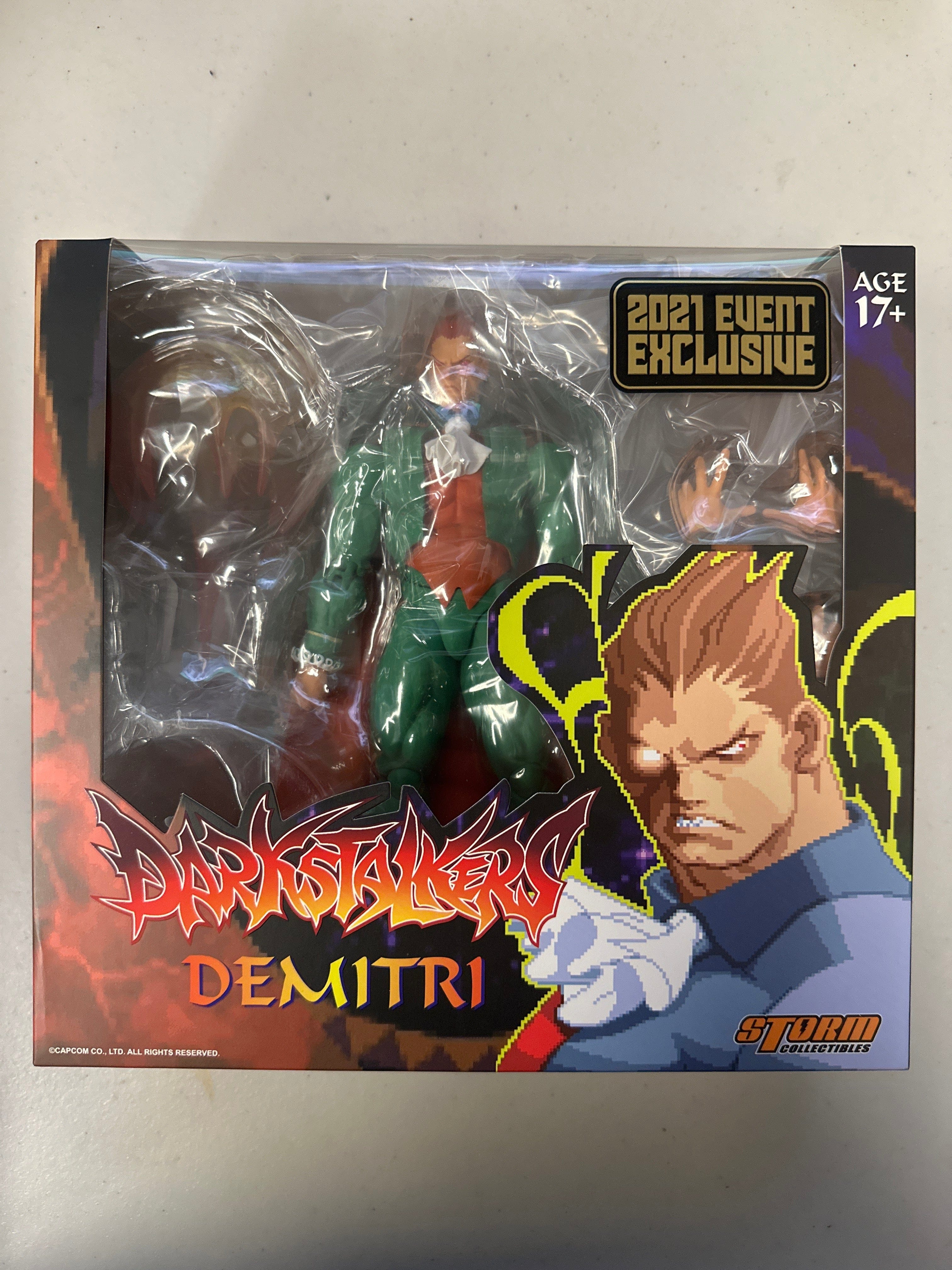 Bandai Storm Collectibles Darkstalkers Demitri 2021 Event Exclusive Action Figure