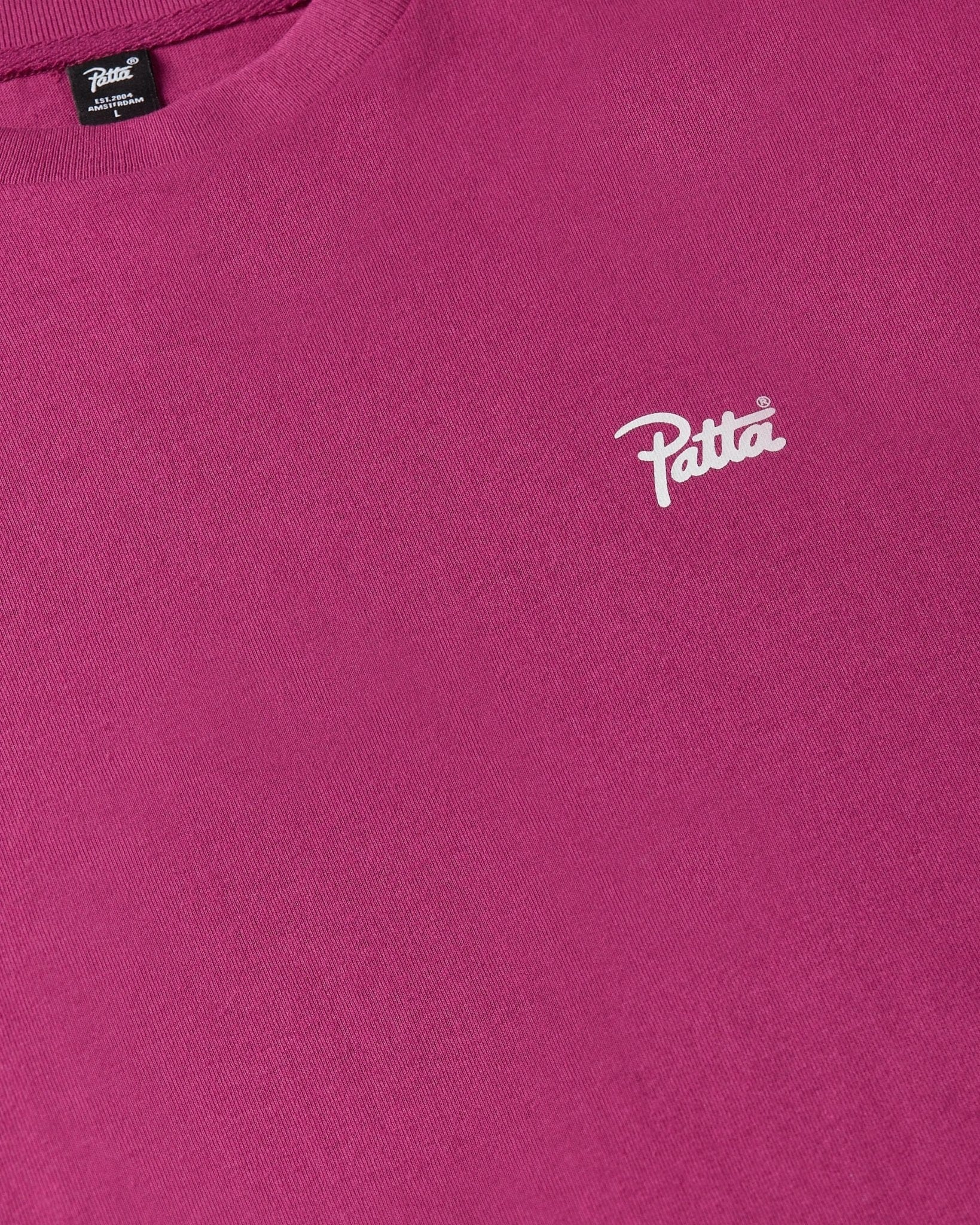 Patta Script Logo T - Shirt (Boysenberry)