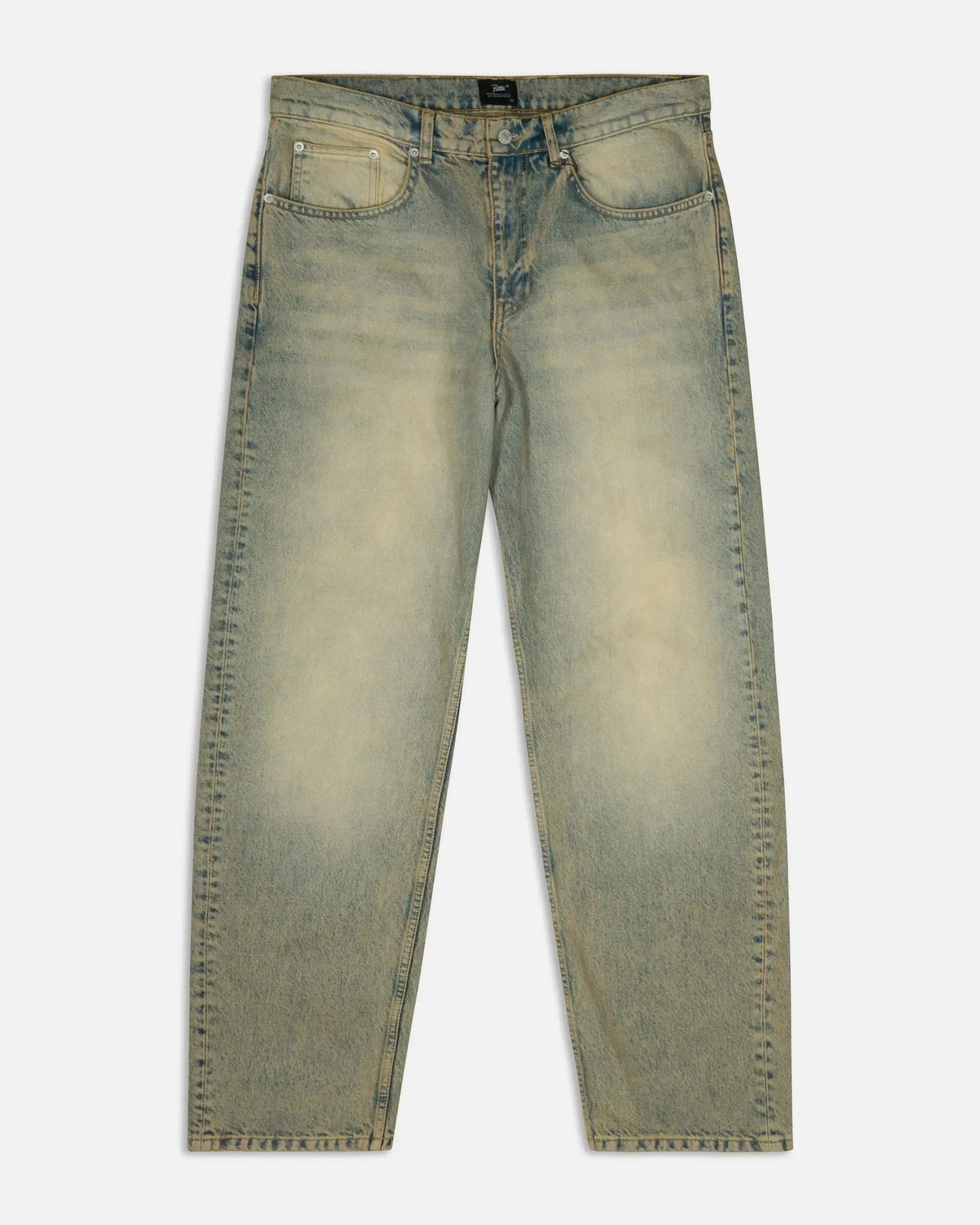 Patta Dirty Whiskers Denim Pants (Sandwashed Light Blue Denim)