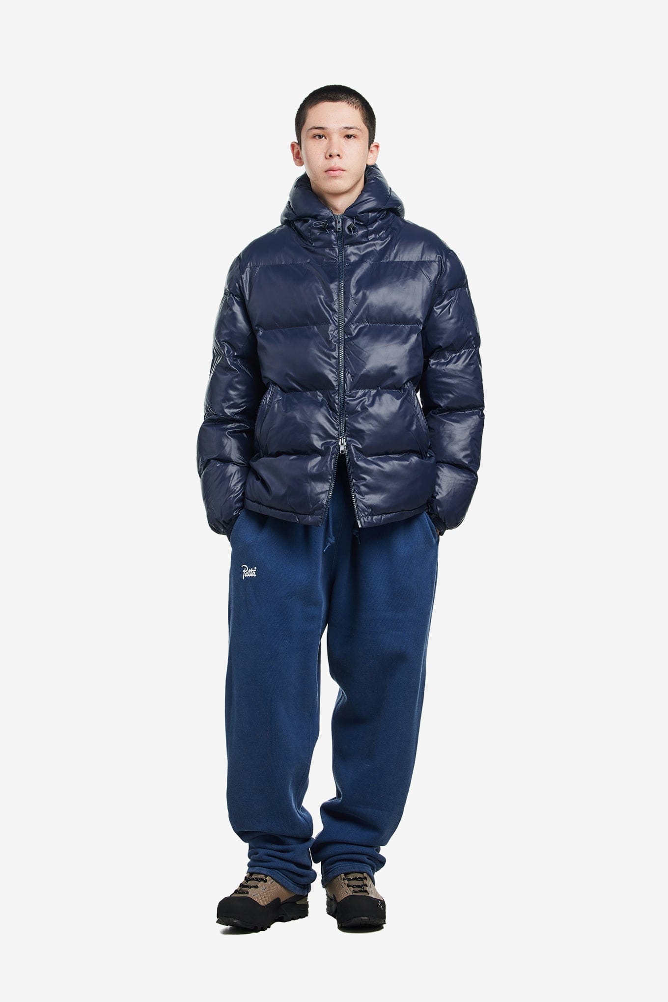 PATTA QUILTED SCRIPT LOGO PUFFER JACKET