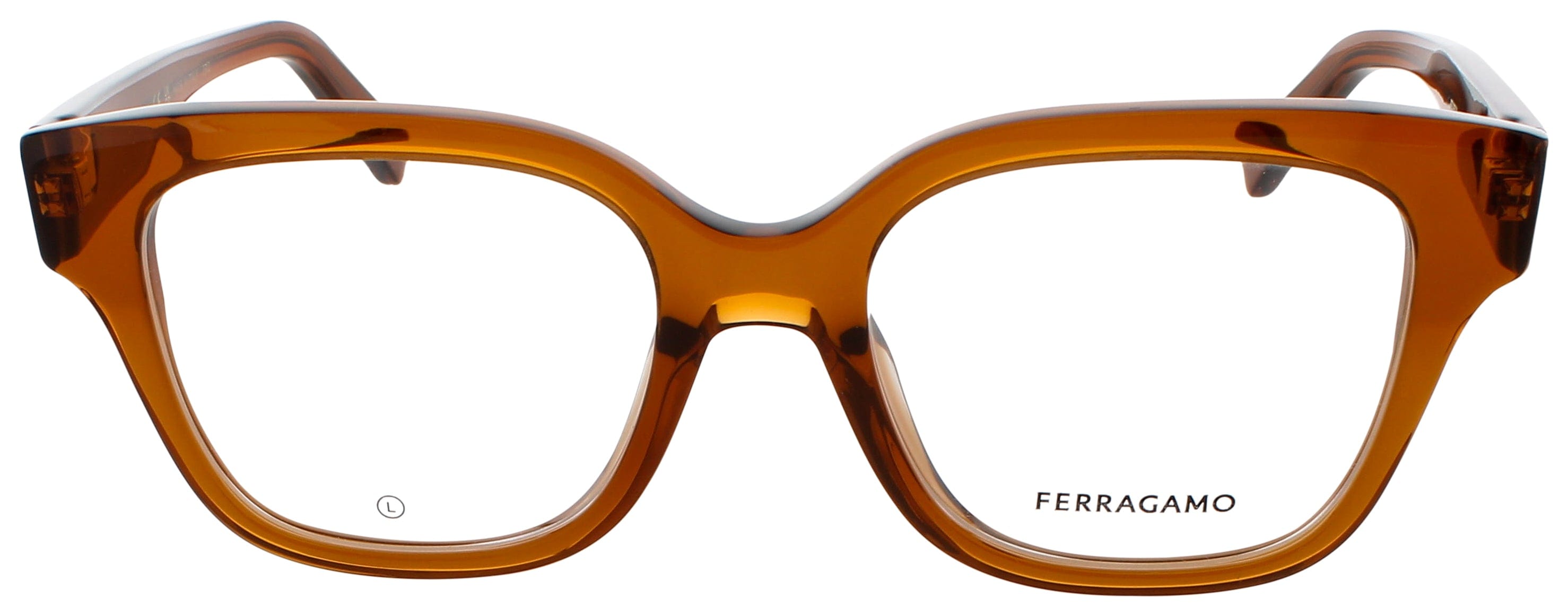 Salvatore Ferragamo Optical Glasses TRANSPARENT CARAMEL