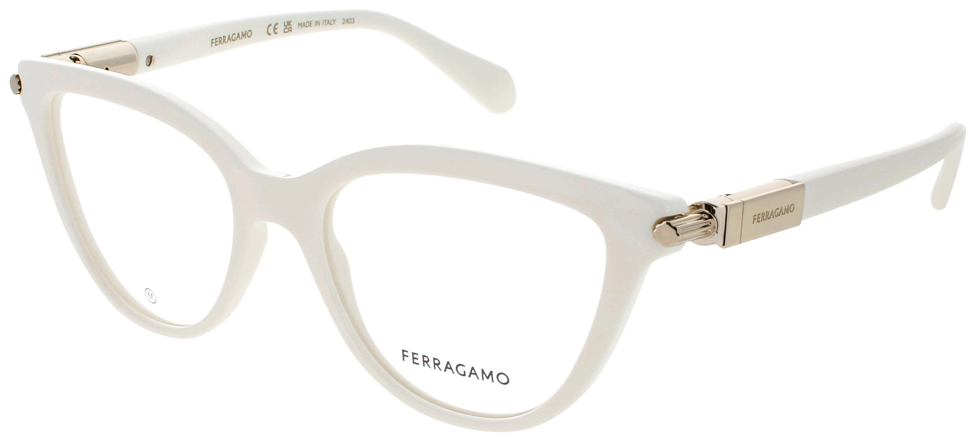 Salvatore Ferragamo Optical Glasses IVORY