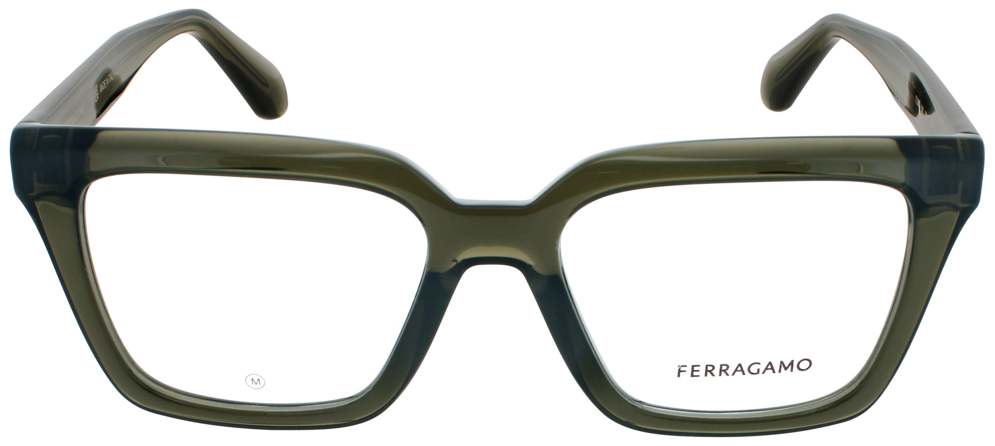 Salvatore Ferragamo Optical Glasses TRANSPARENT DARK BROWN