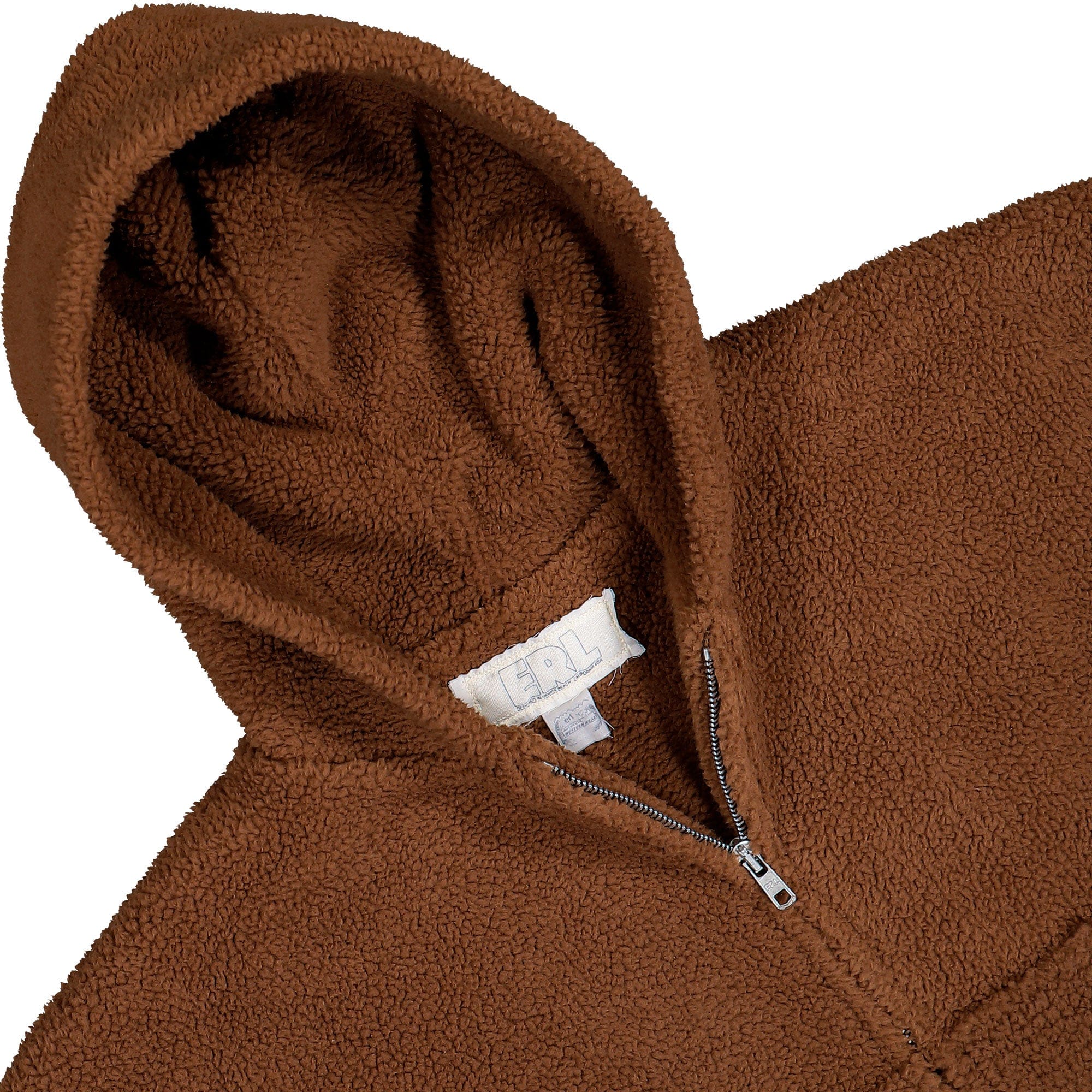 ERL Terry Fleece Knit Zipped Hoodie