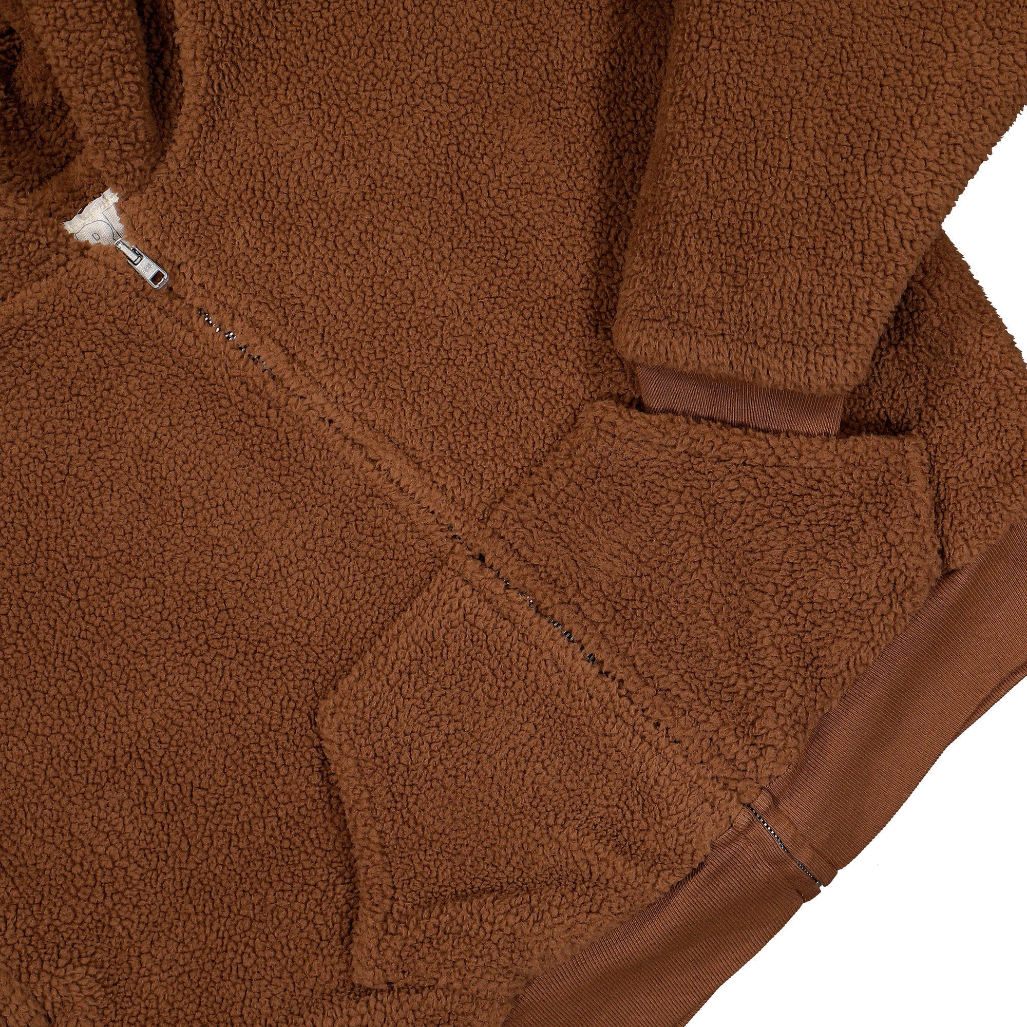 ERL Terry Fleece Knit Zipped Hoodie