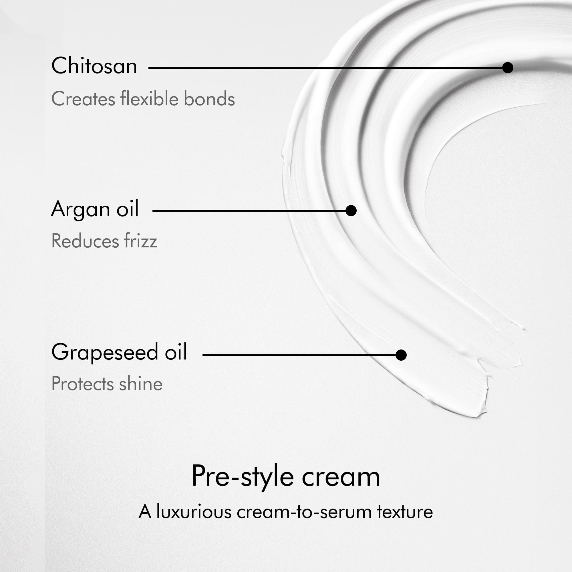 Dyson Chitosan Pre - Style Cream Curly to Coily Light Conditioning