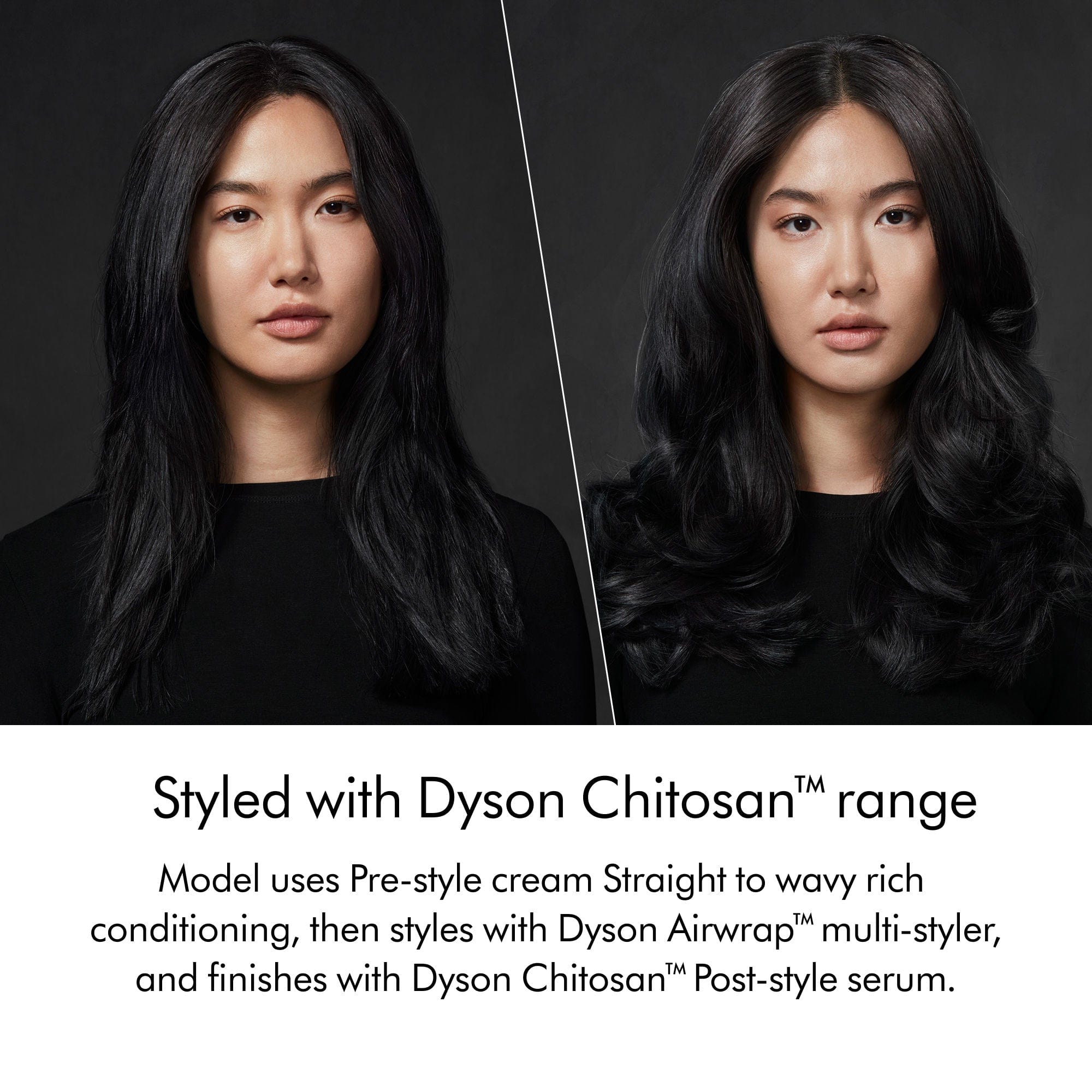 Dyson Chitosan Pre - Style Cream Straight to Wavy Rich Conditioning