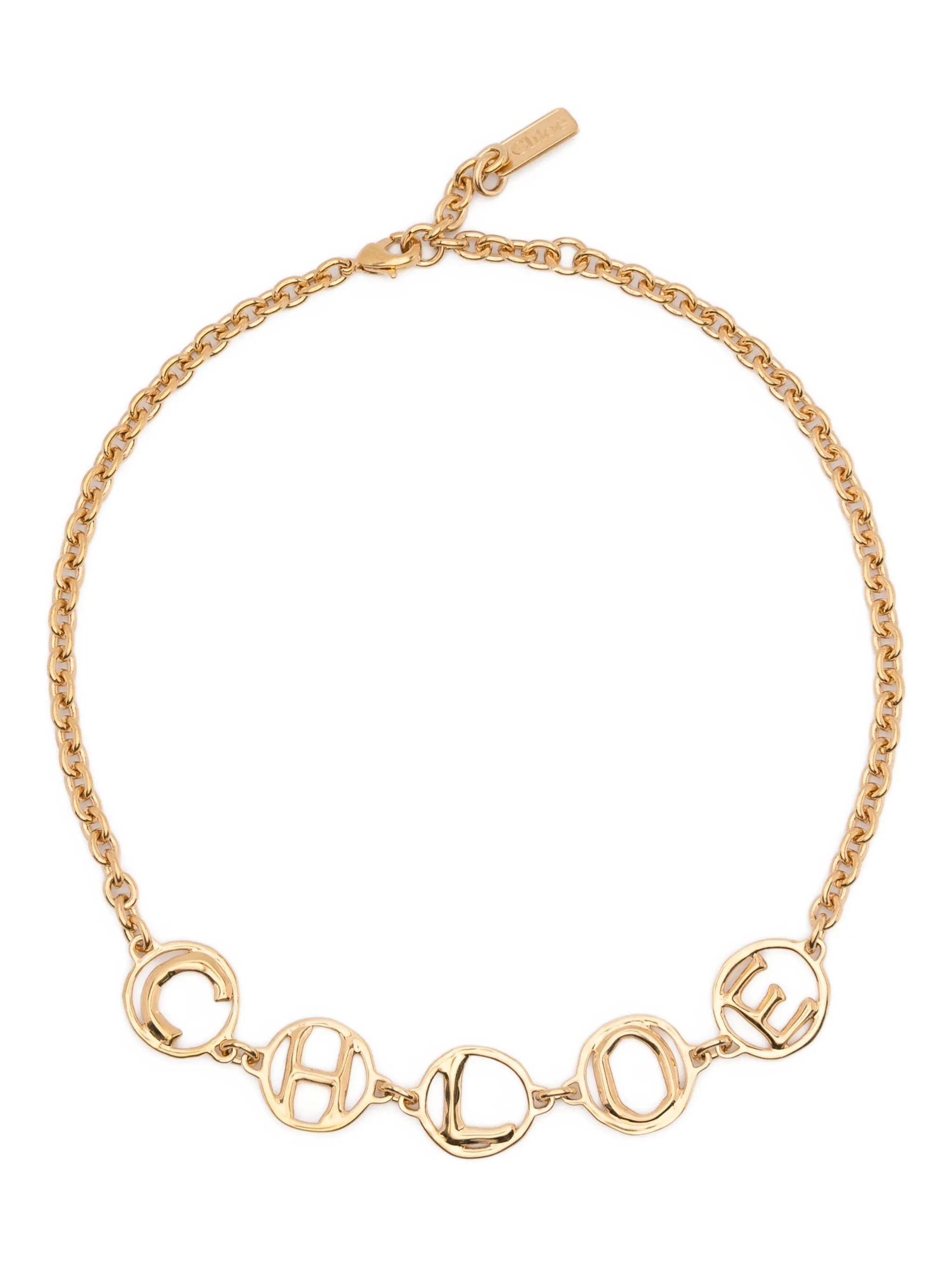 Chloé Script choker necklace