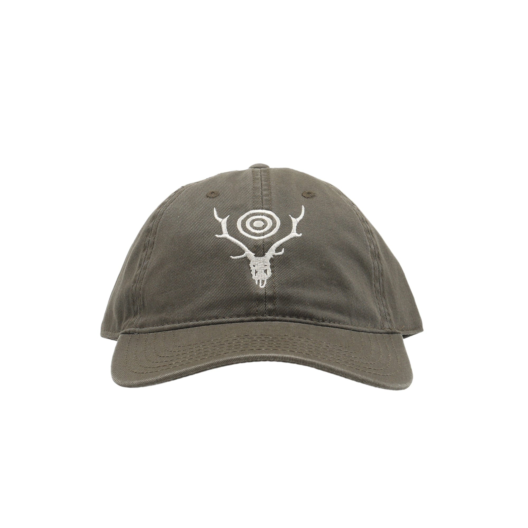 South2 West8 Strapback S&T Emb Cap - Dark Olive