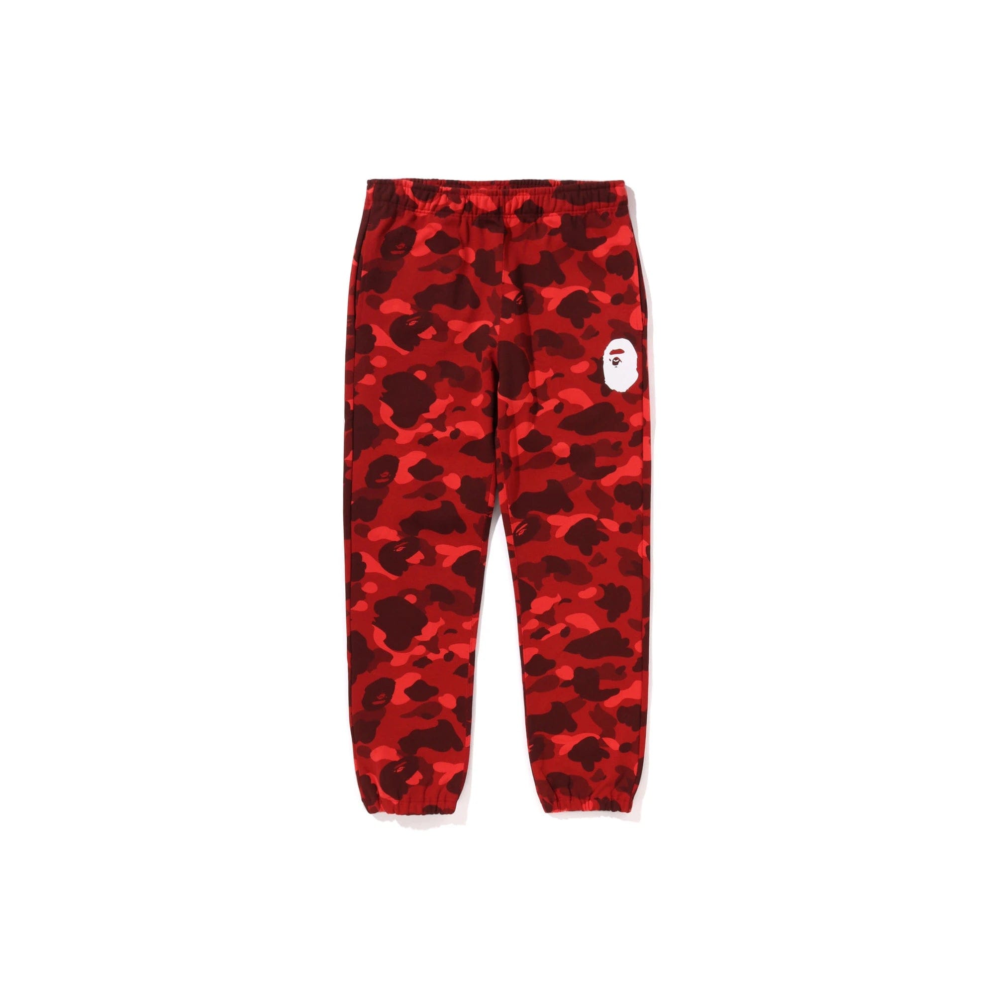 A Bathing Ape BAPE Color Camo Sweat Pants Red