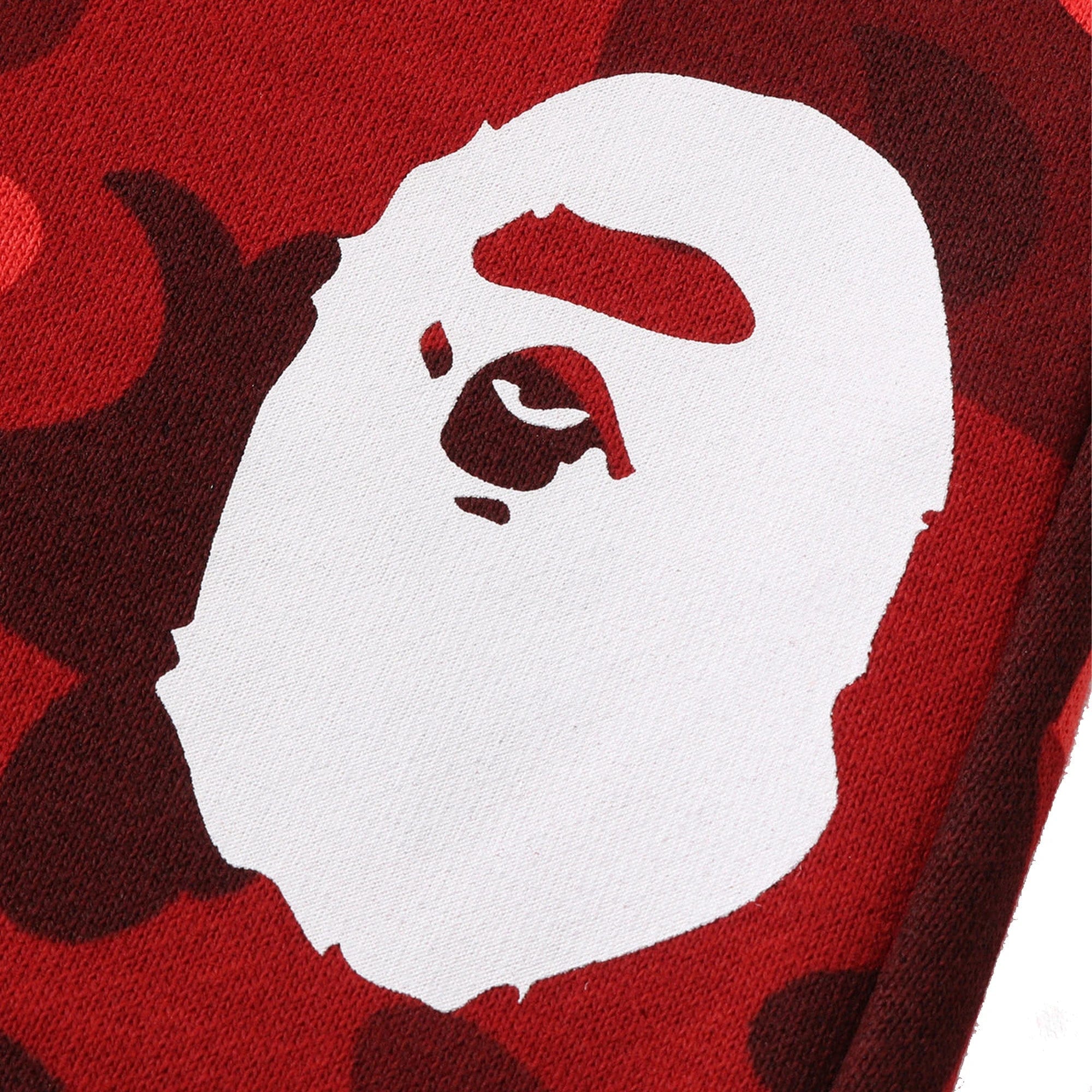 A Bathing Ape BAPE Color Camo Sweat Pants Red
