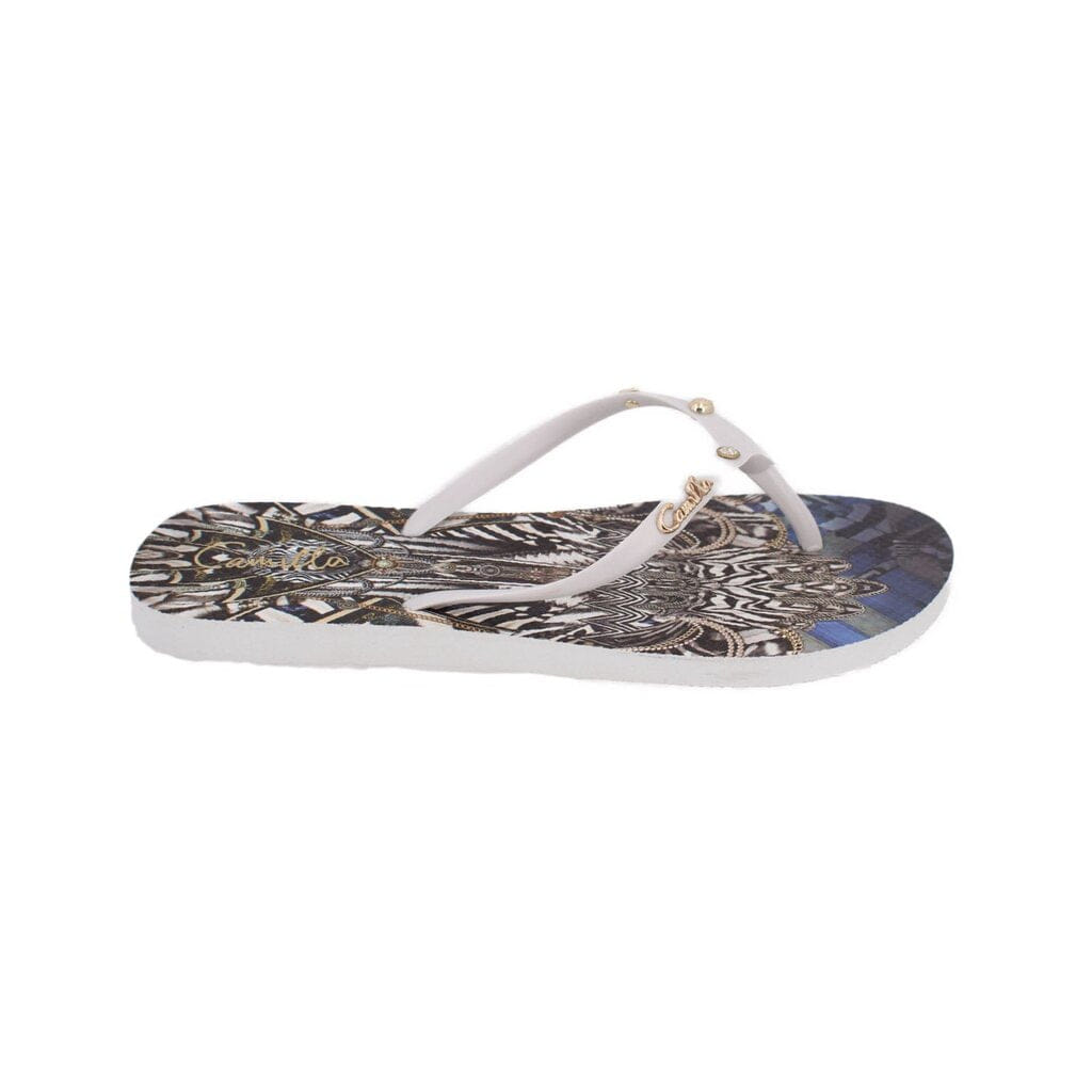 Camilla THONG SANDALS WHITE 10 US
