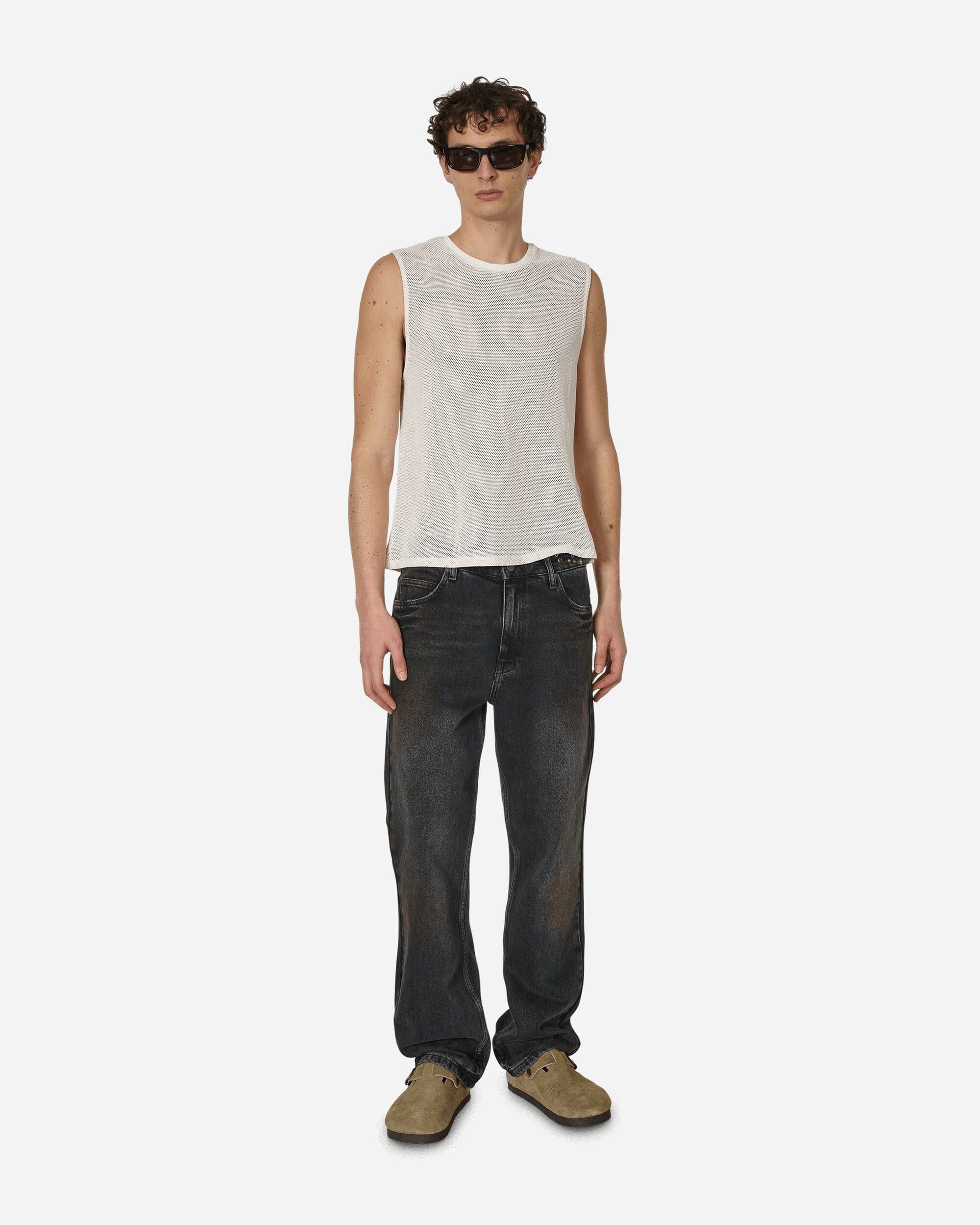 Guess USA Embellished Flare Pants Aged Black Wash