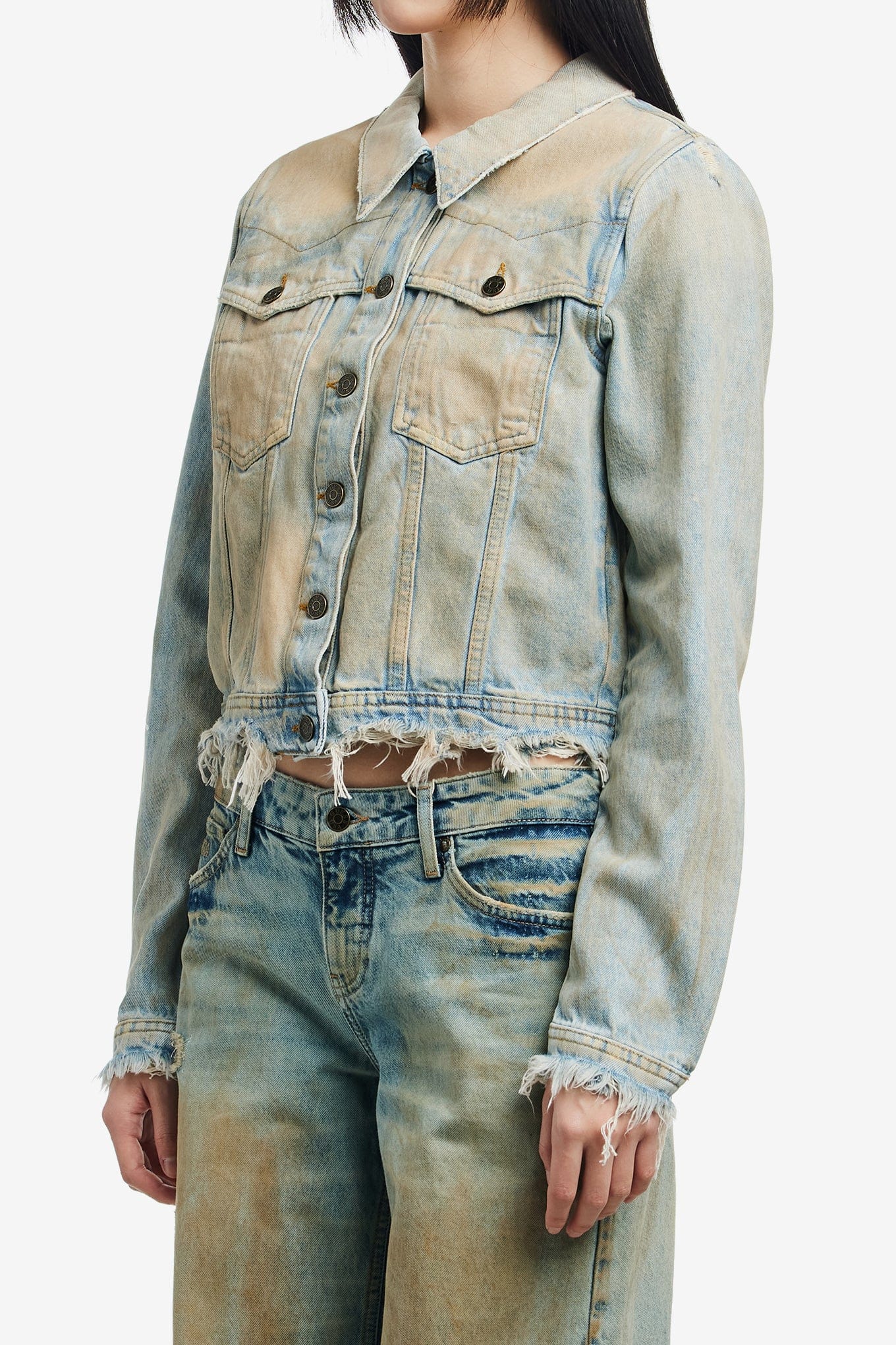 GUESS USA DENIM TRUCKER JACKET