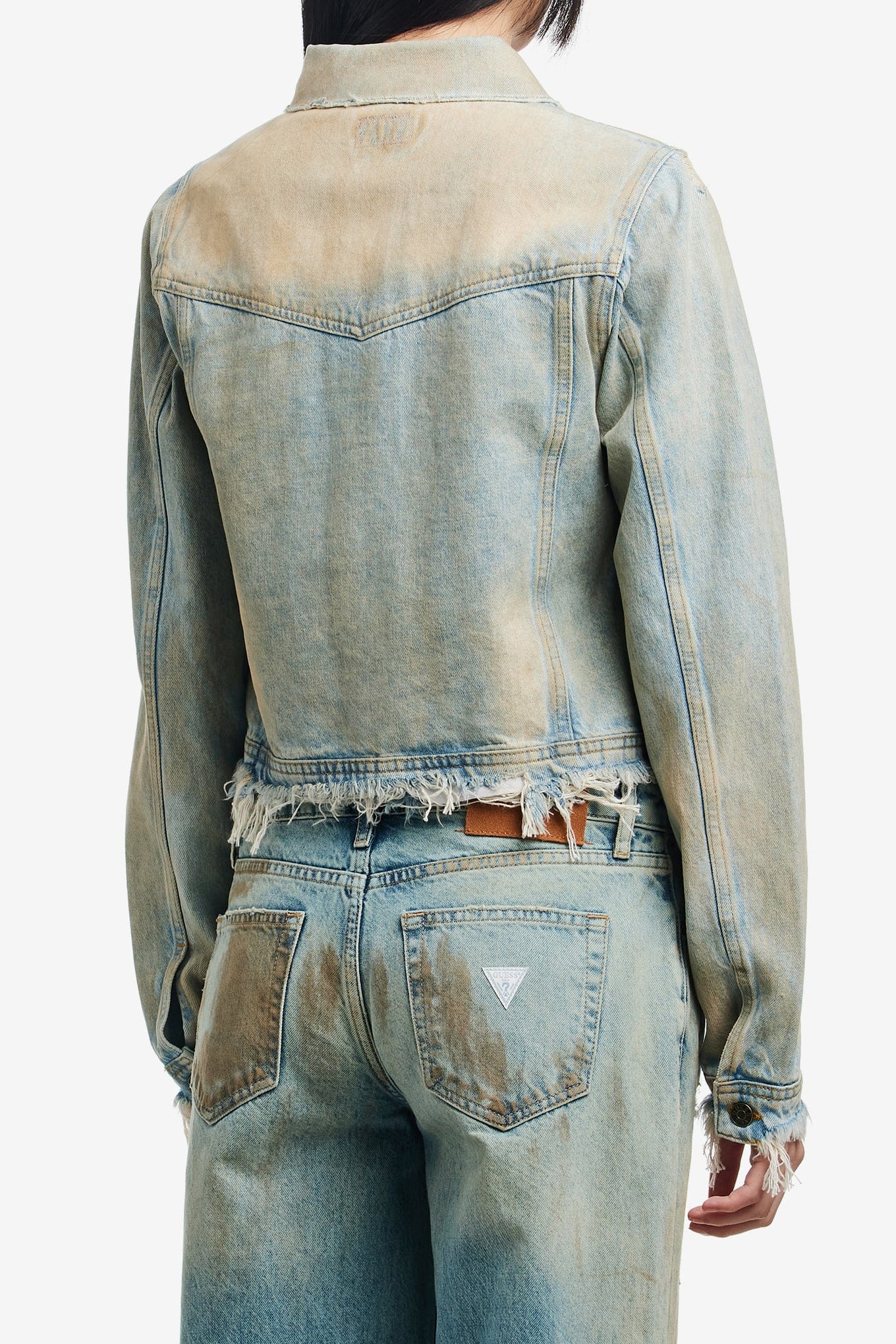 GUESS USA DENIM TRUCKER JACKET