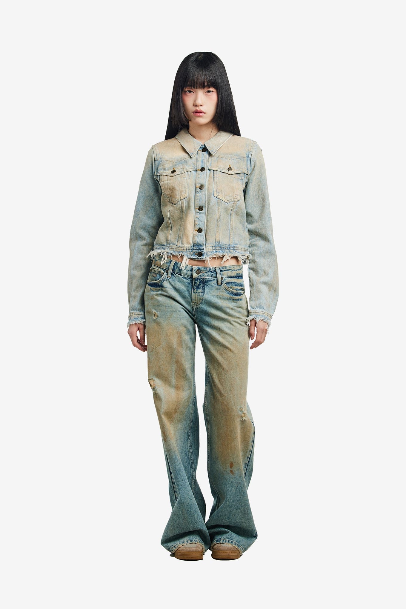 GUESS USA DENIM TRUCKER JACKET