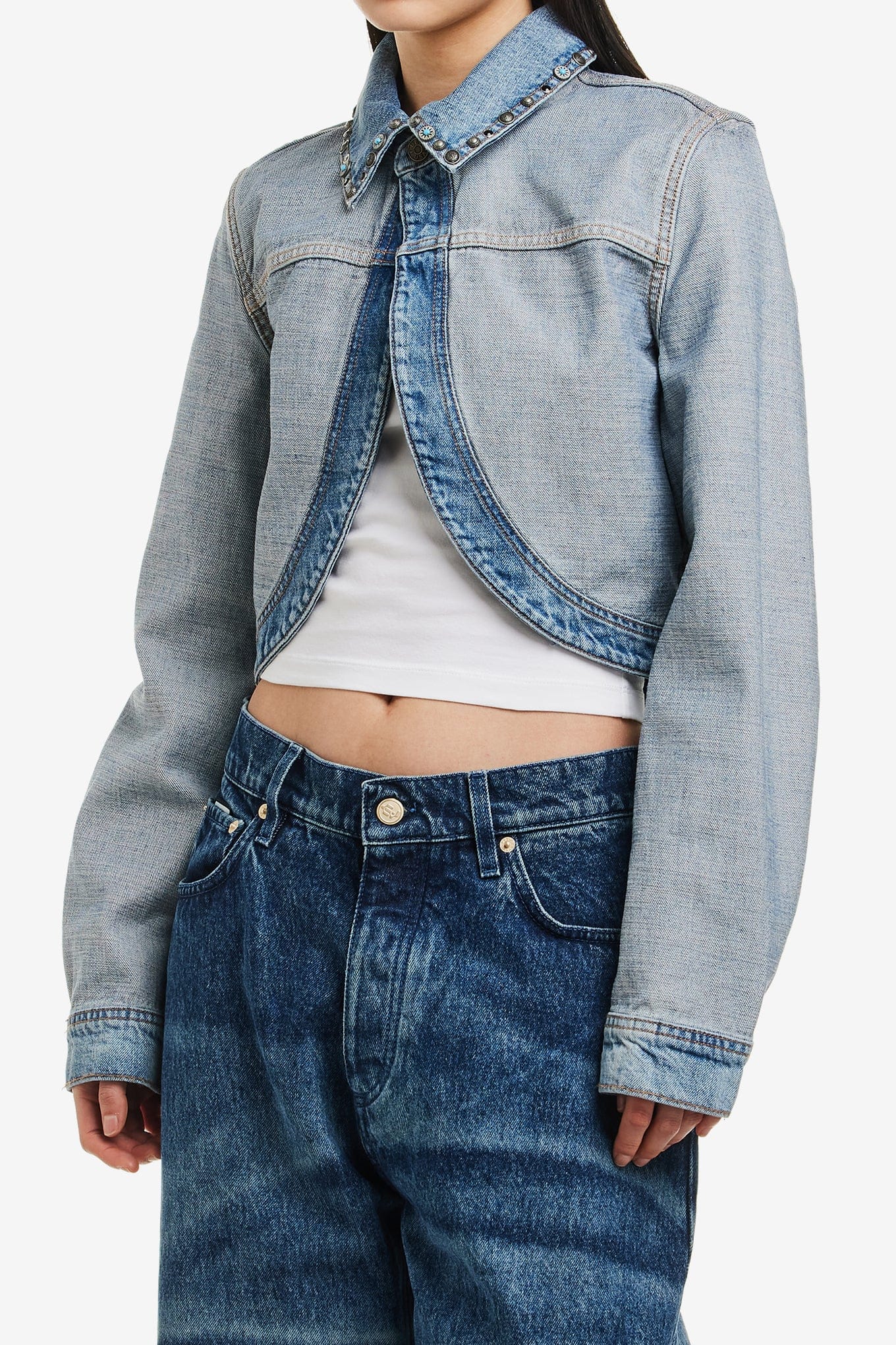 GUESS USA REVERSE DENIM JACKET