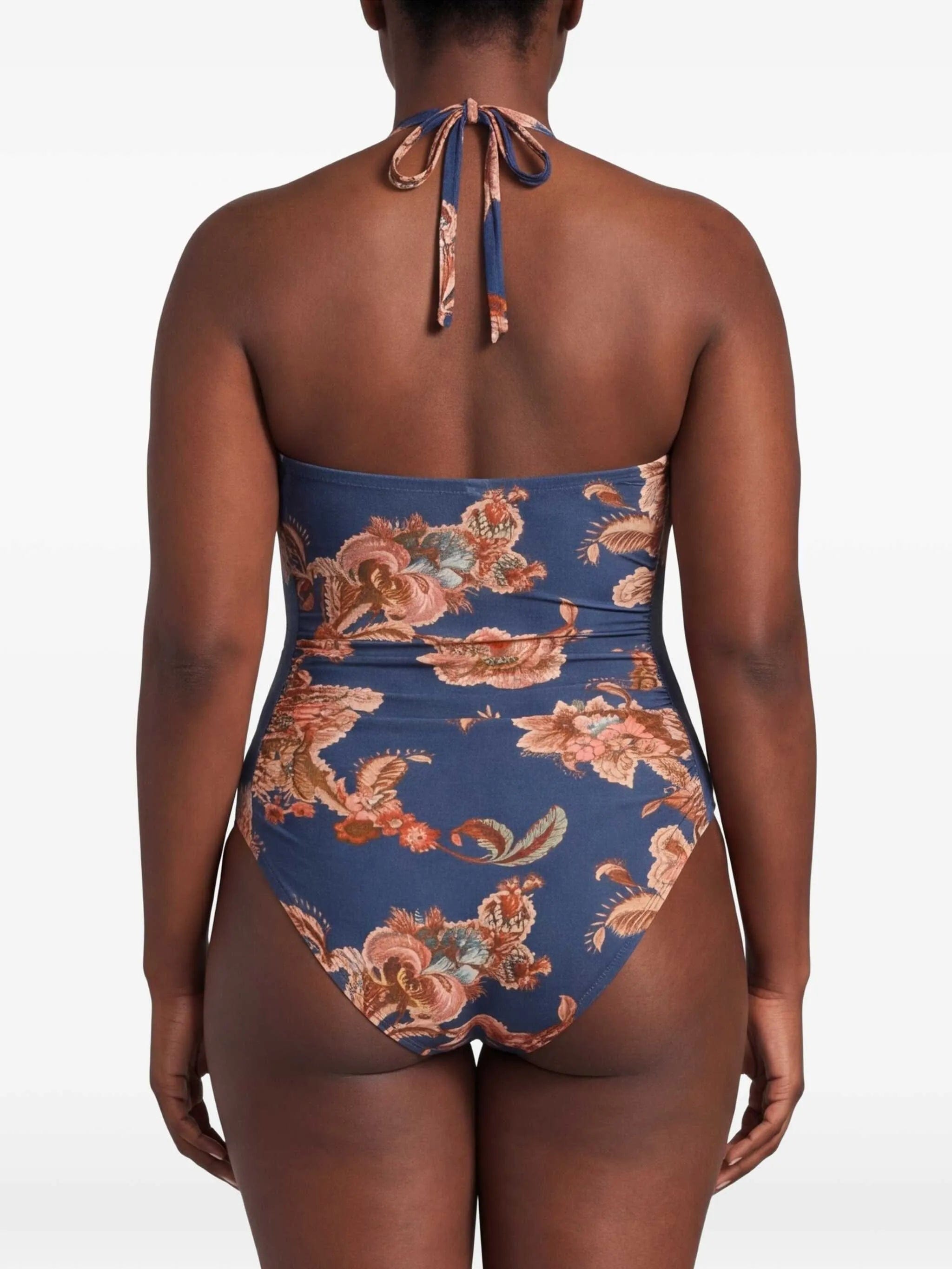 Zimmermann Aster Wide Link 1PC floral - print swimsuit