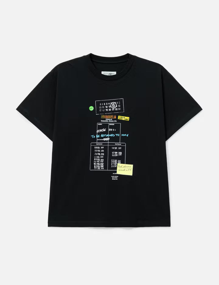 MM6 Maison Margiela Stamp Print T - Shirt