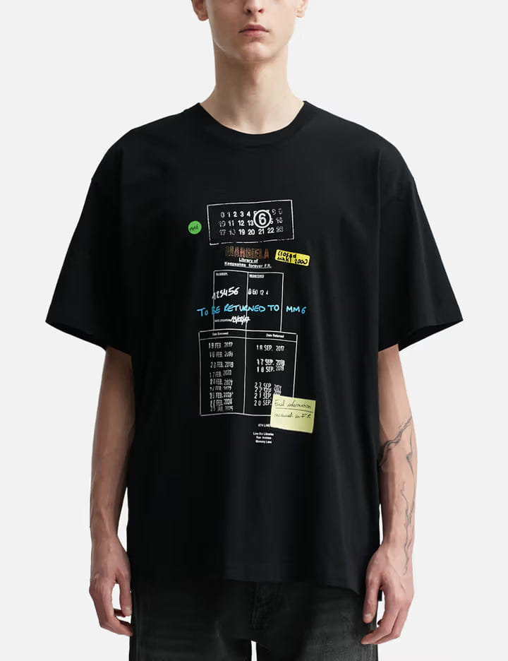 MM6 Maison Margiela Stamp Print T - Shirt
