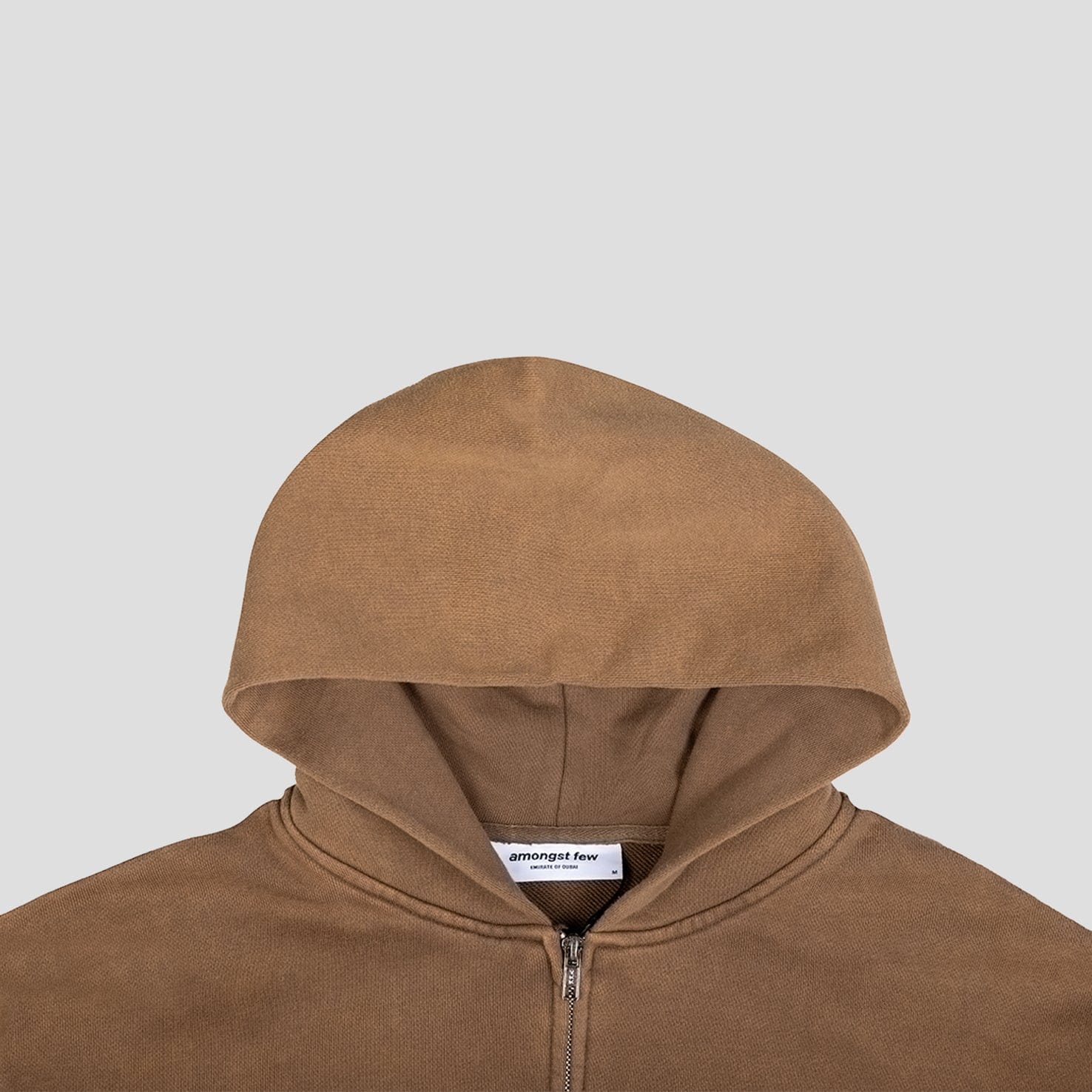 Amongst Few - Angel Dust Zip Hoodie (Brown)