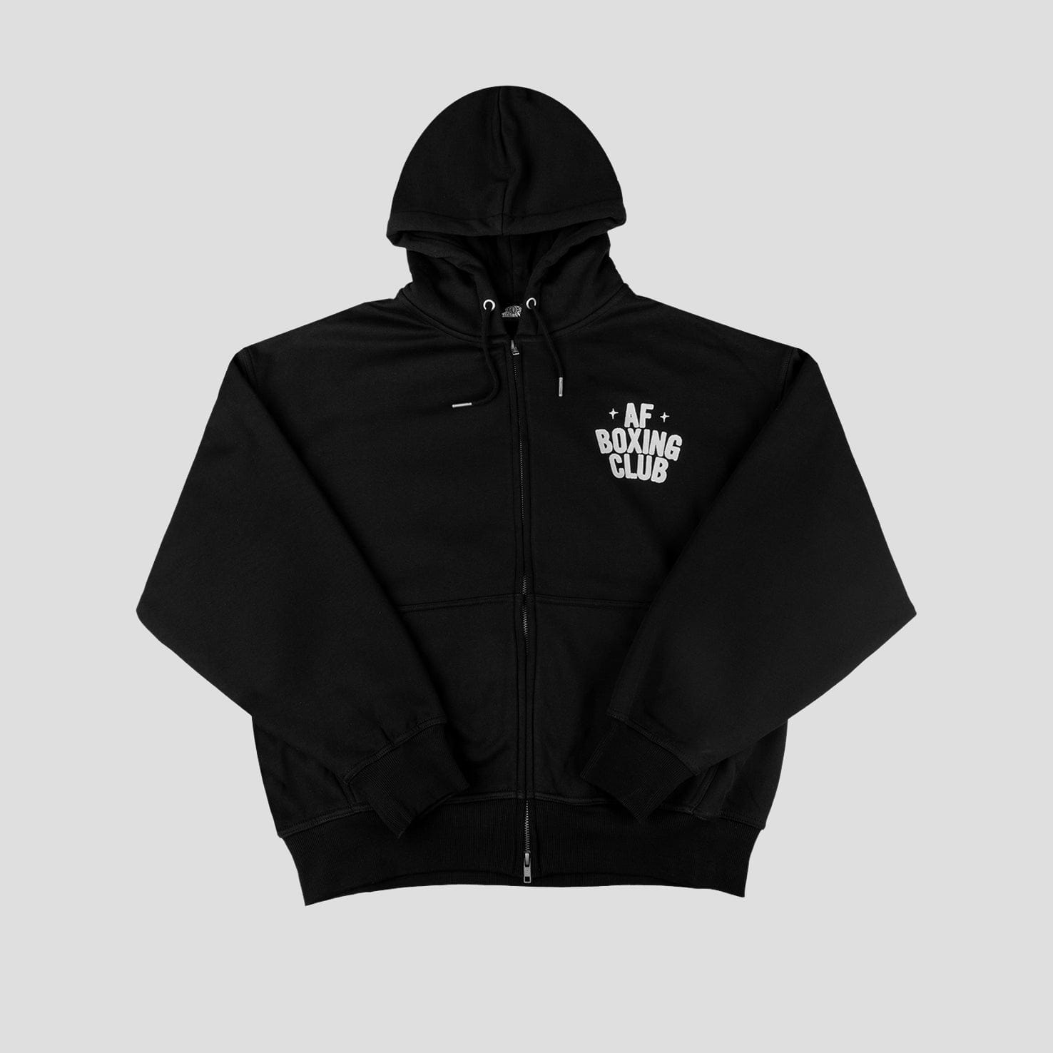 Amongst Few - Boxing Club Zip Hoodie (Black)