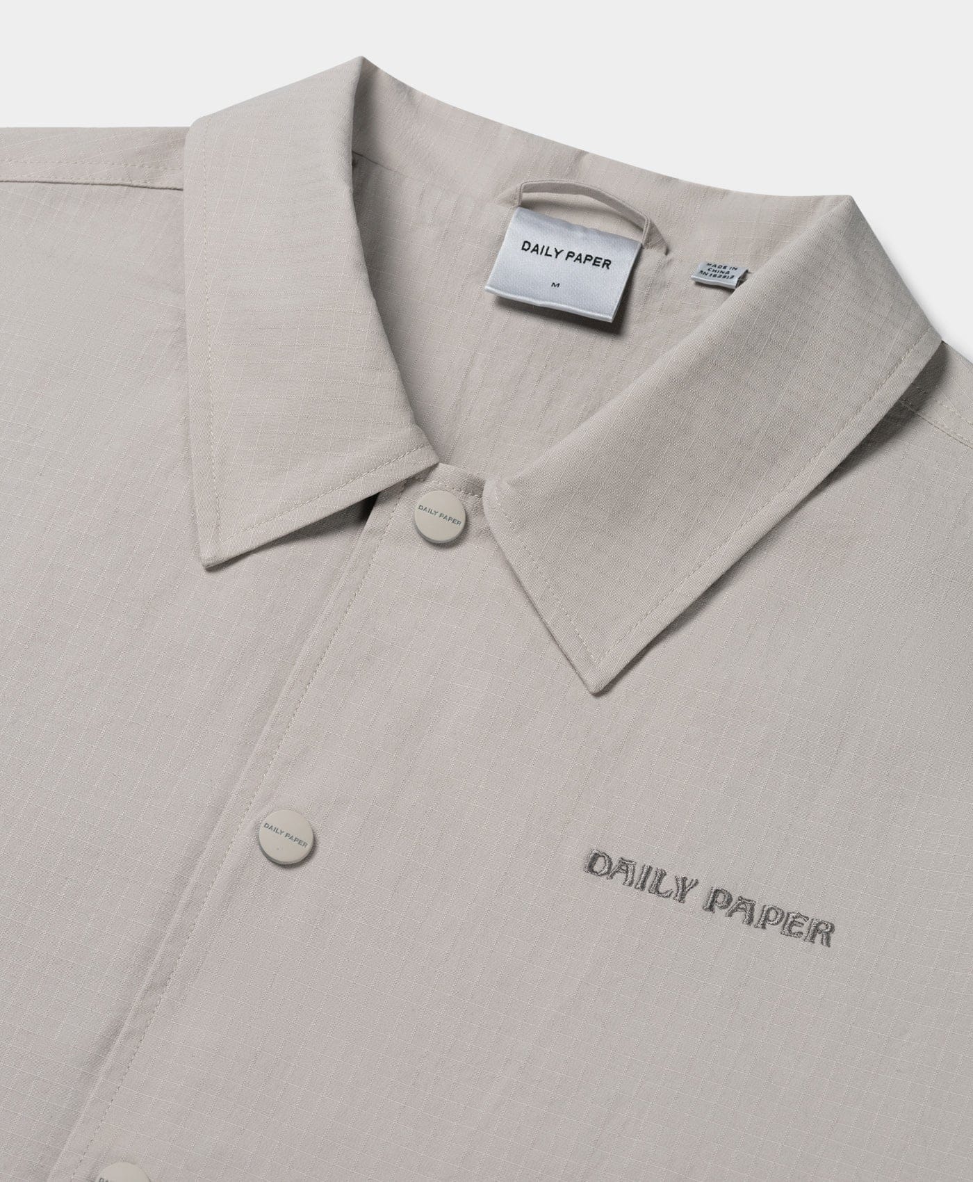Mirage Grey Ripstop Coach Jacket