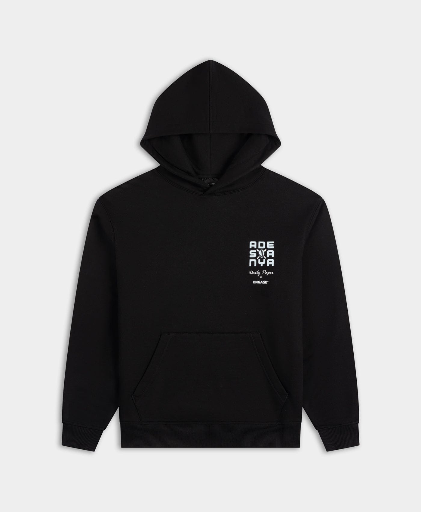 Daily Paper Black DP x Engage Hoodie