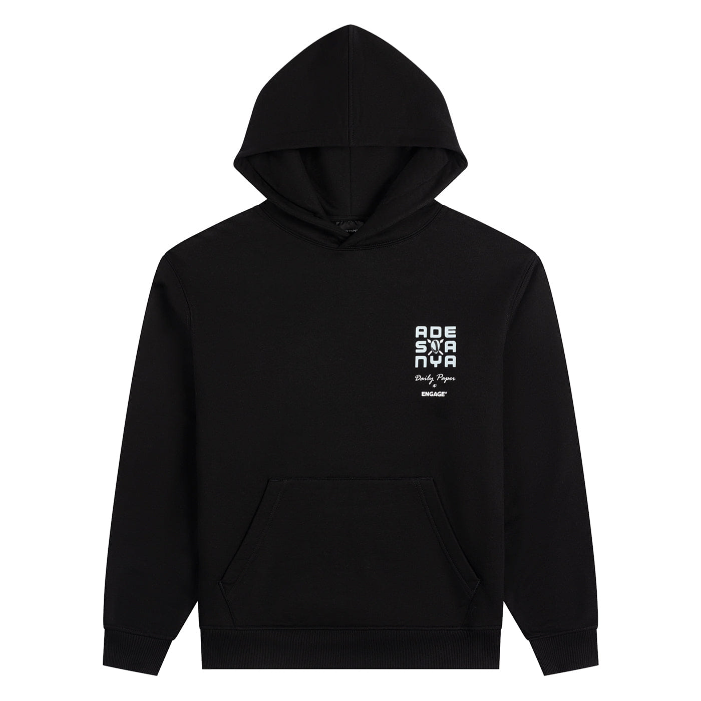 Daily Paper Black DP x Engage Hoodie