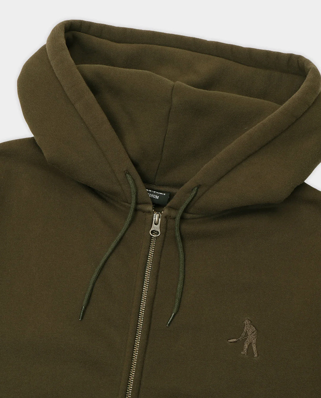 Passport - Workers Zip - Thru Hoodie - Dark Olive