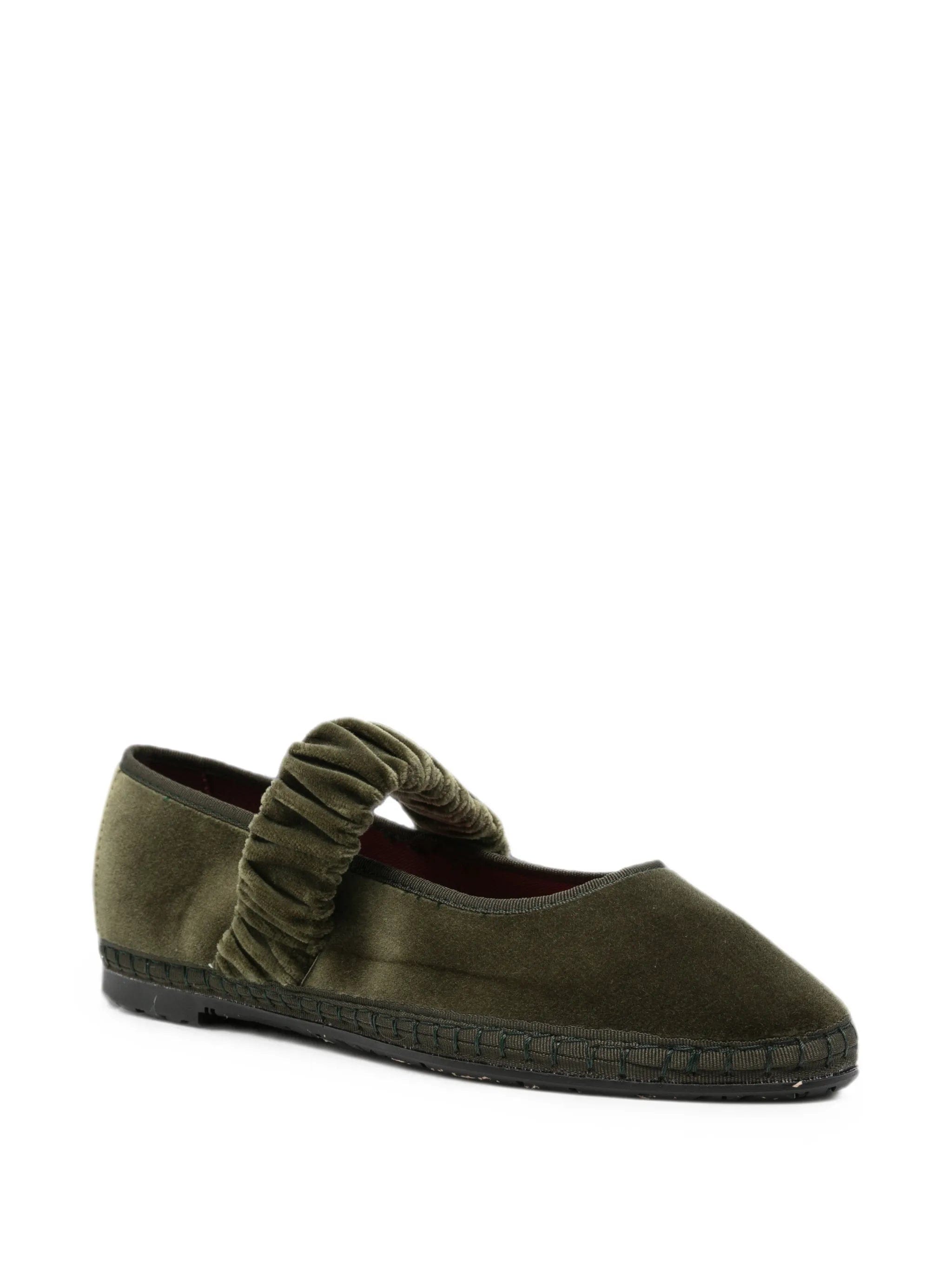 Flabelus Mafalda velvet ballet flats