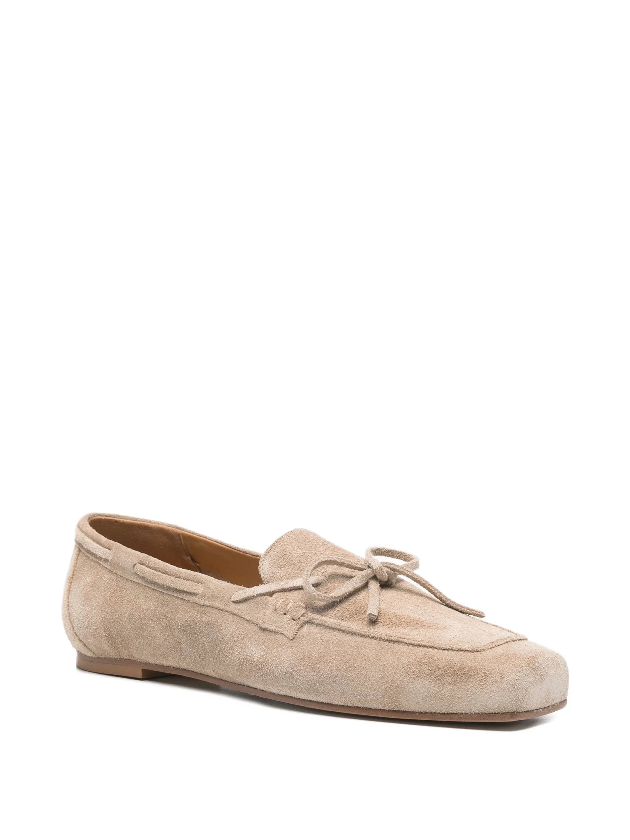 Aeyde Jasper tie suede loafers