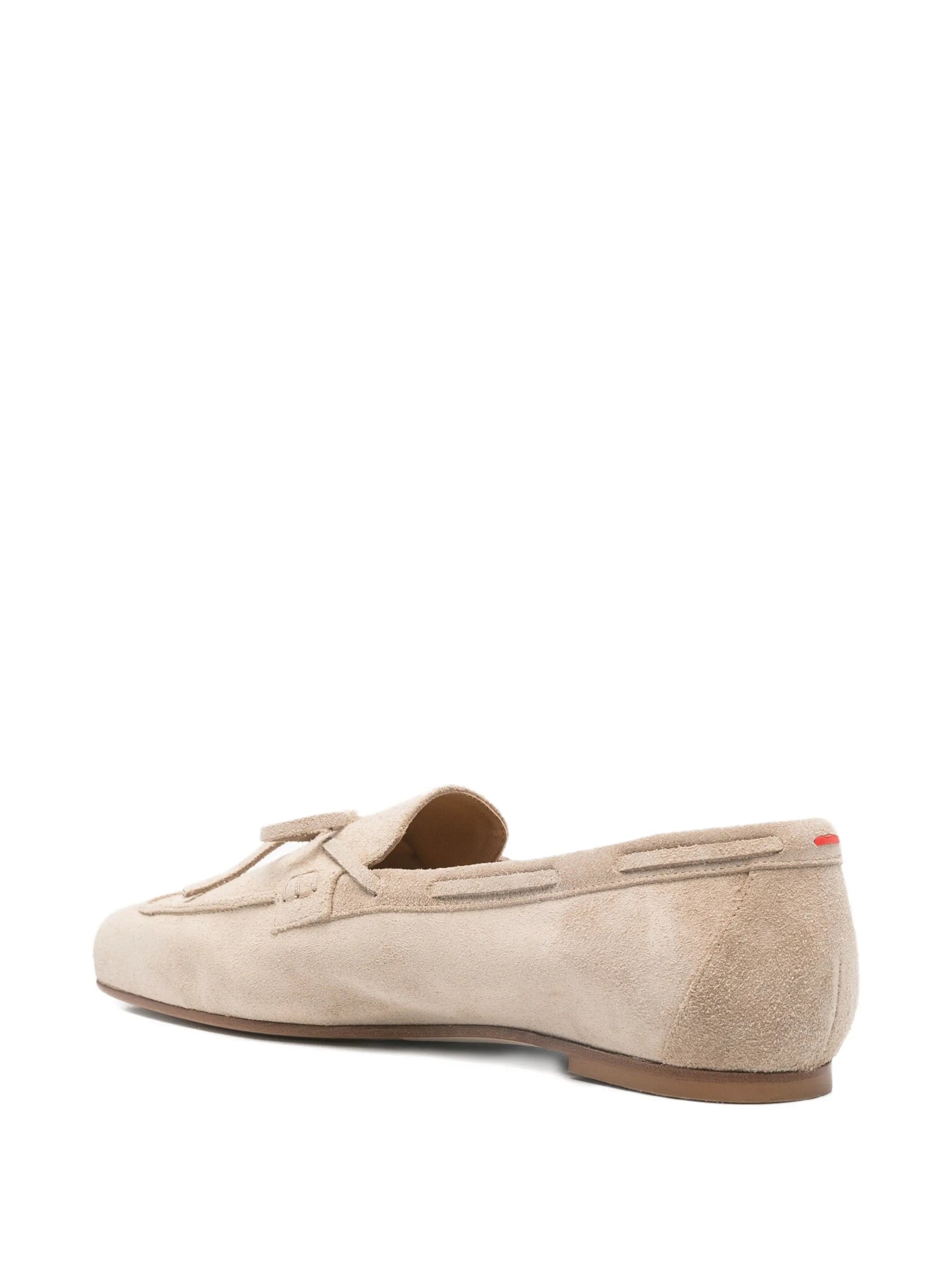 Aeyde Jasper tie suede loafers