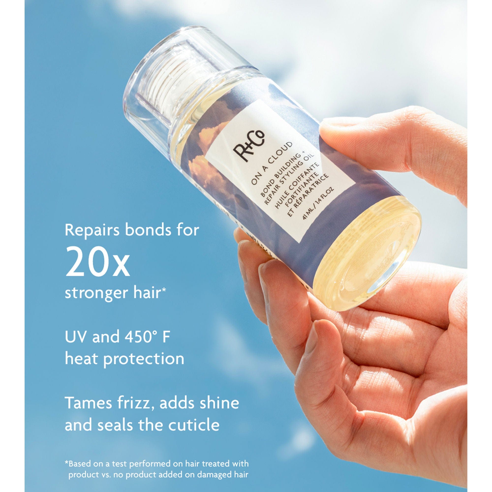 R+co On a Cloud Bond Building Repair + Styling Oil