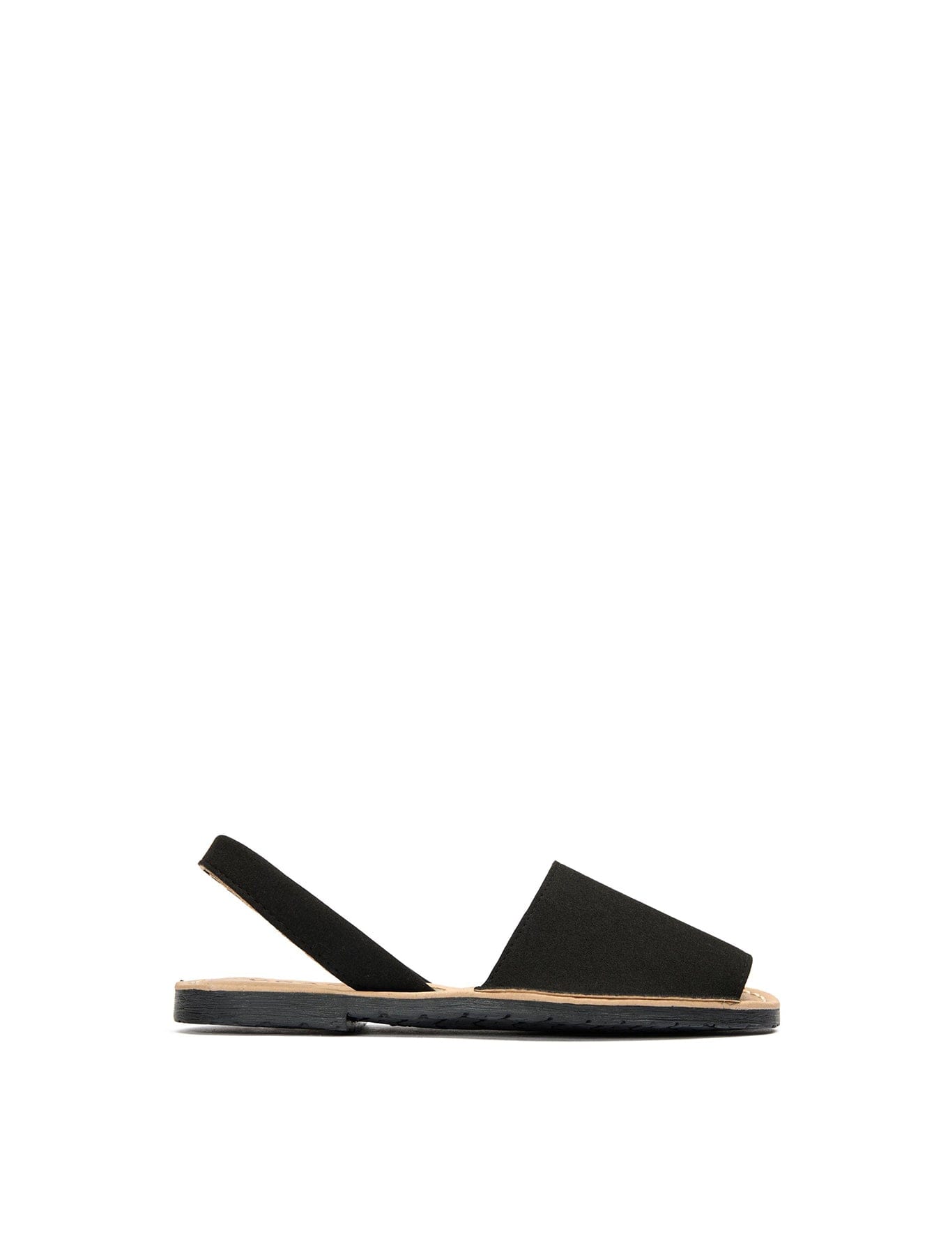 V.gan Rambu Vegan Menorcan Sandals Black