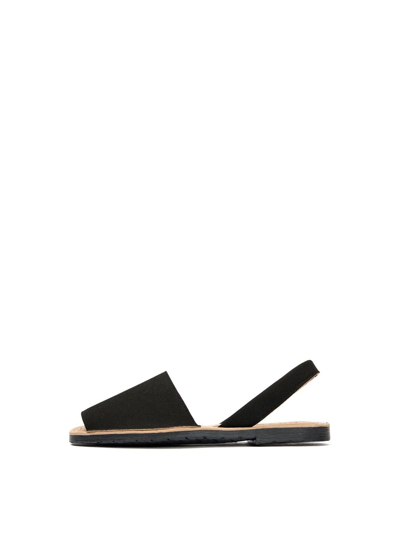 V.gan Rambu Vegan Menorcan Sandals Black