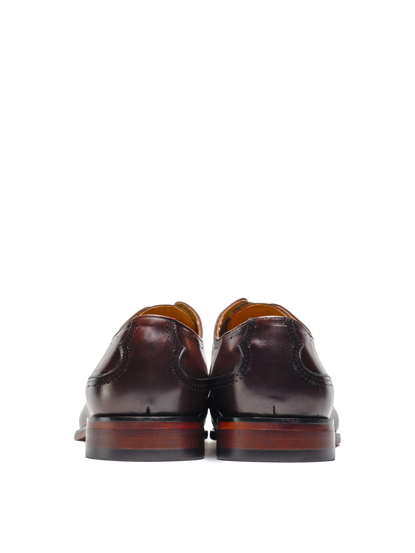 Simon Carter Warren Derby Leather Shoes Brown