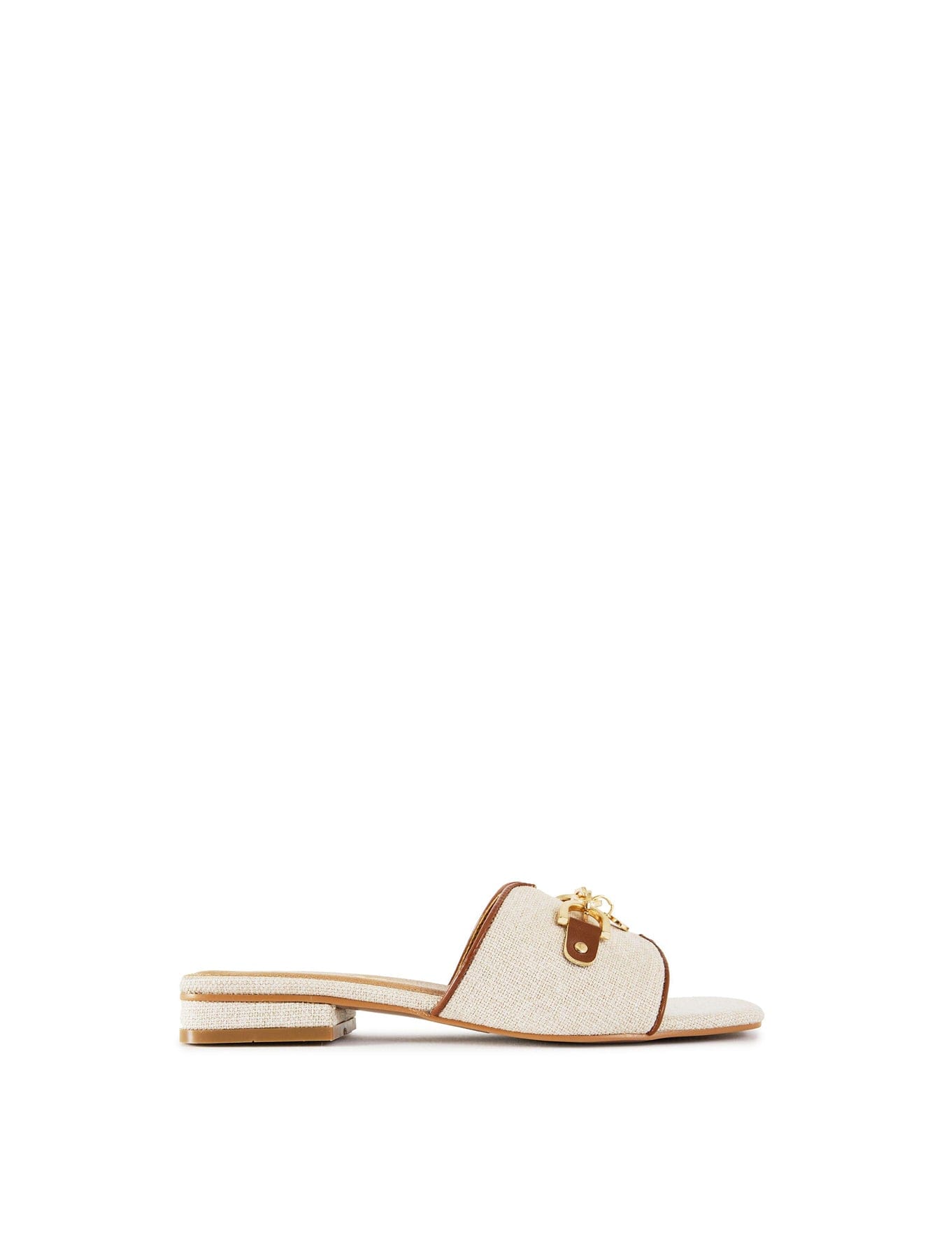 V.gan Aji Slide Sandals Neutral