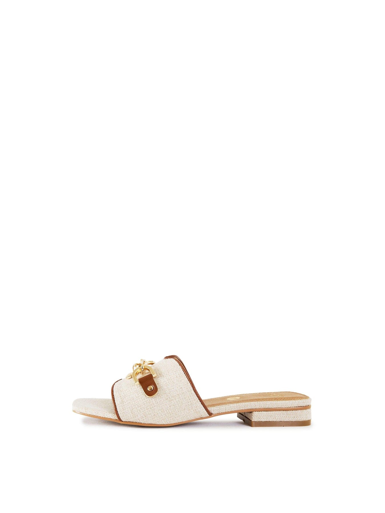V.gan Aji Slide Sandals Neutral