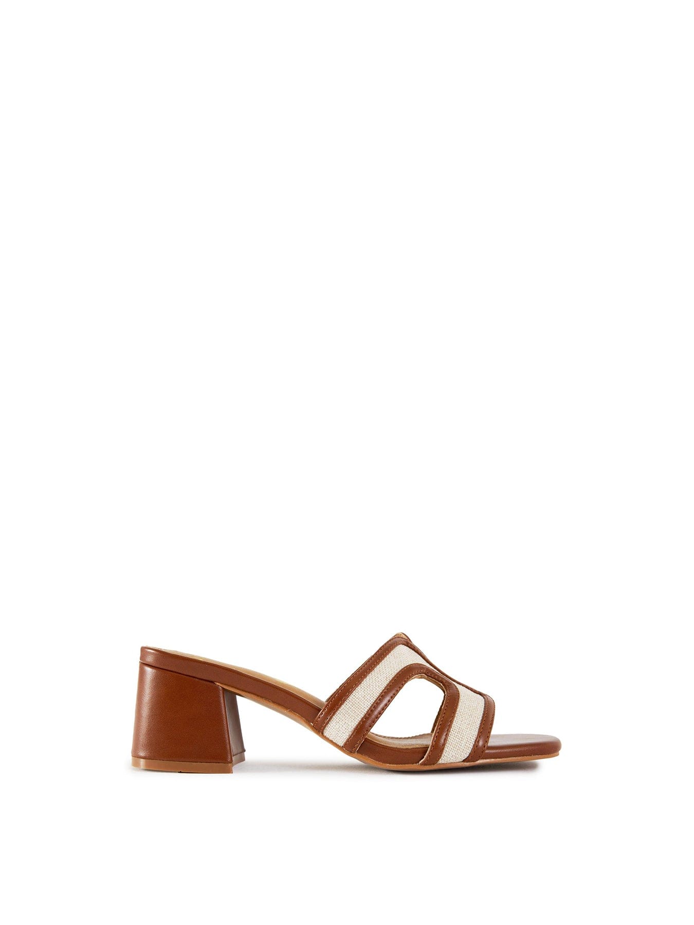 V.gan Bok Heel Weave Sandals Neutral